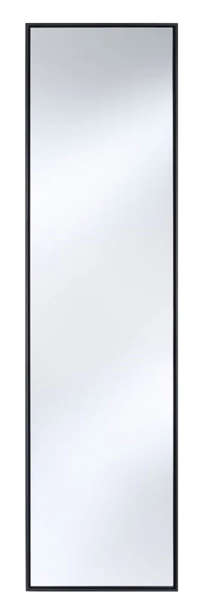 Casa Padrino espejo de lujo con marco de madera negro 35 x H. 130 cm - Espejo de Pared de Sal¨®n