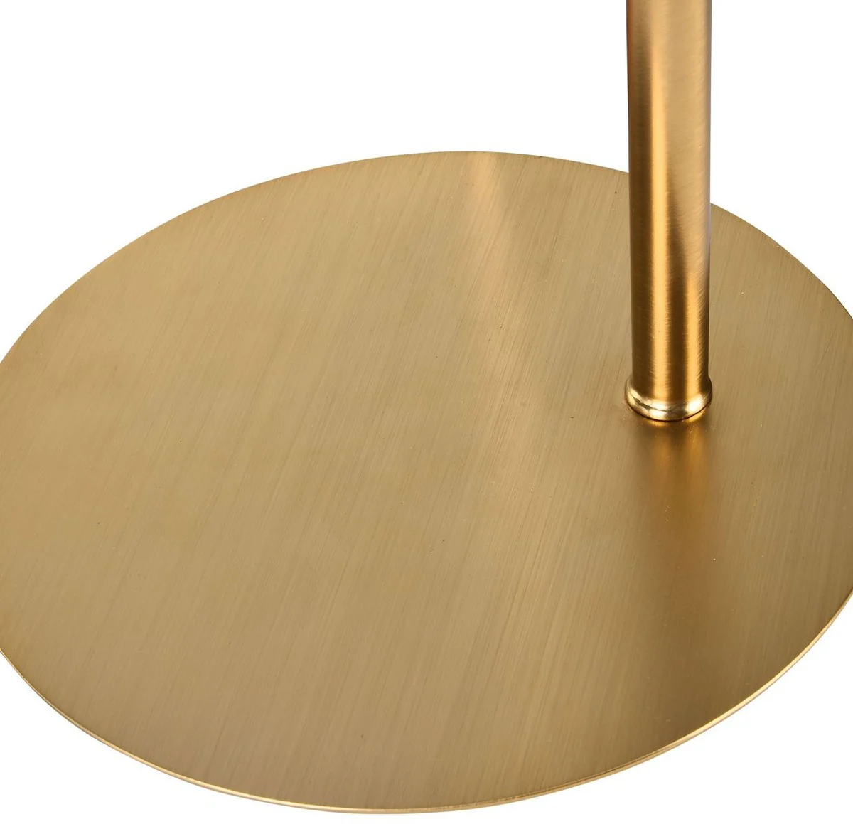 Casa Padrino Table Light Gold 17 x H. 65 cm - Living Room Table Lamp