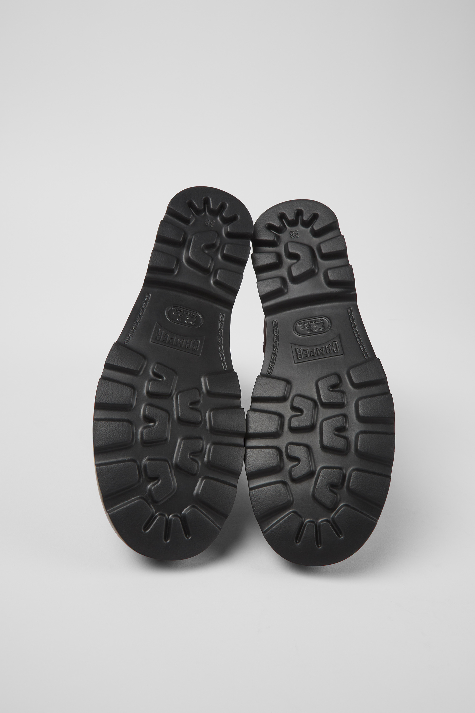 Brutus HYDROSHIELD - Burgundy leather lace-up boots for women