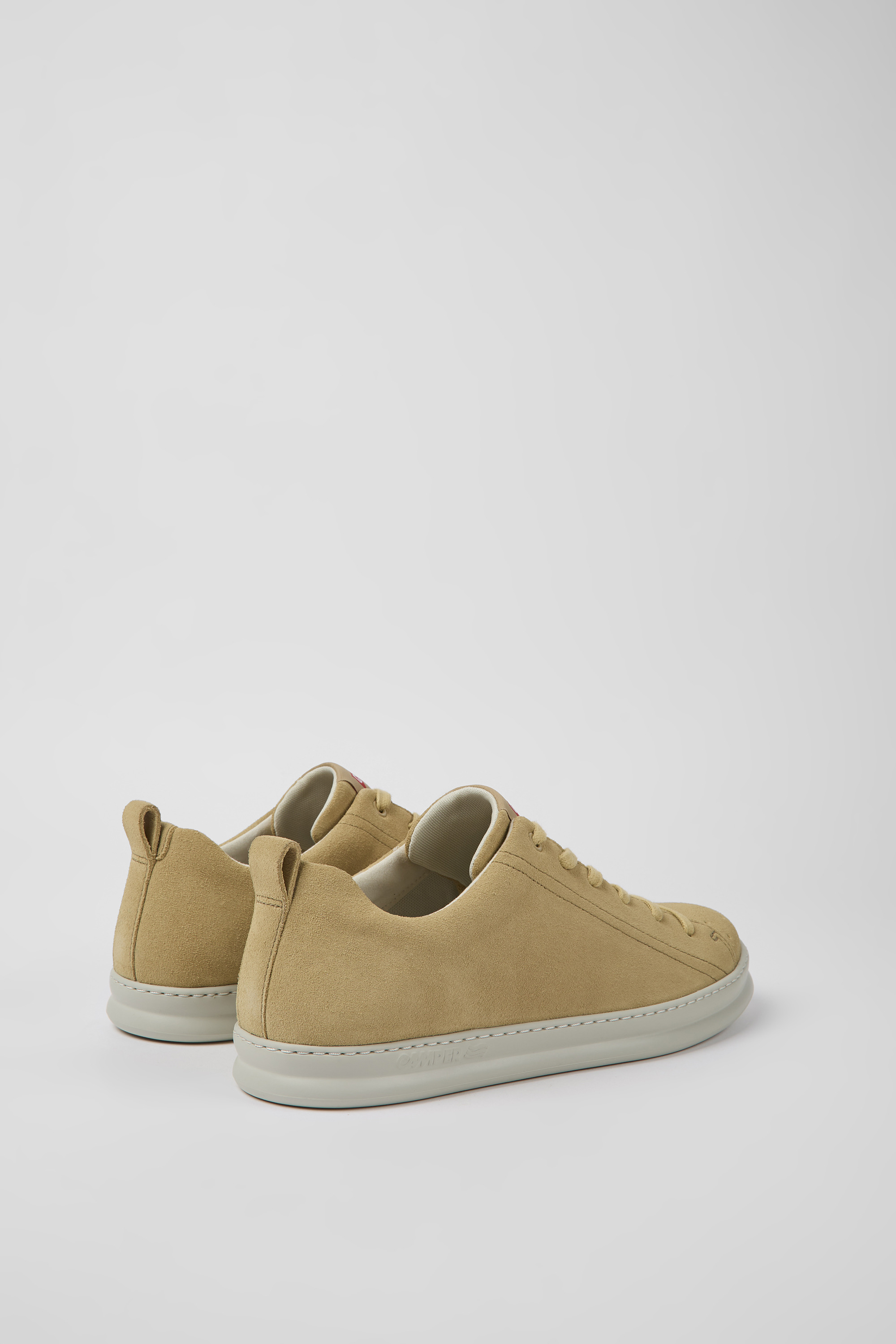 Runner - Beige nubuck sneakers for men
