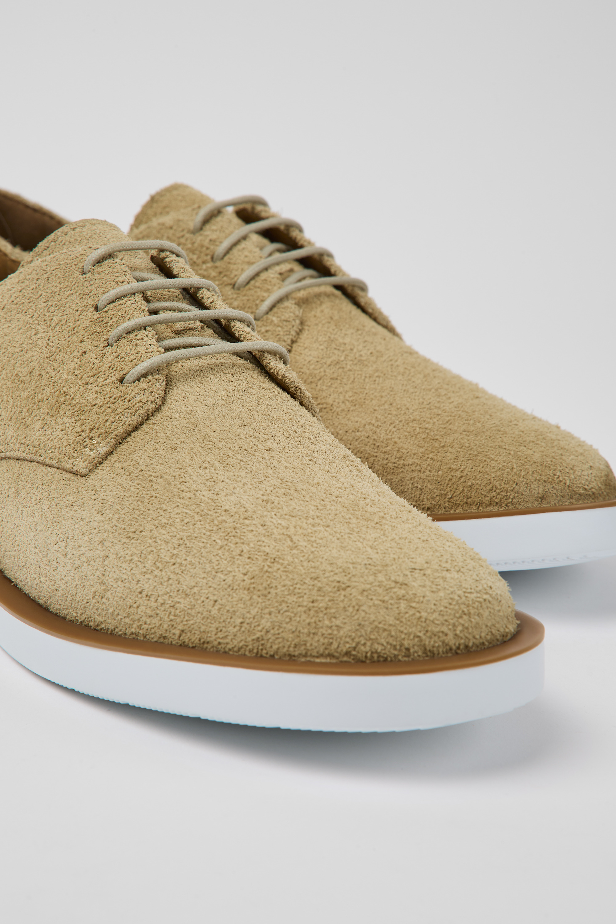 Wagon - Beige nubuck shoes for men