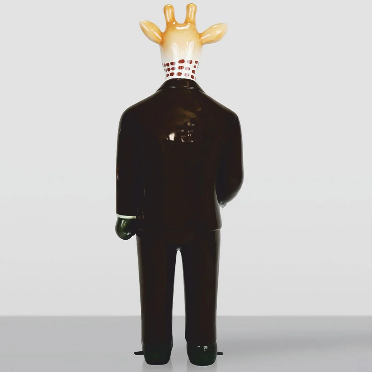 Casa Padrino escultura decorativa XXL jirafa con traje A. 171 cm - Figura decorativa grande