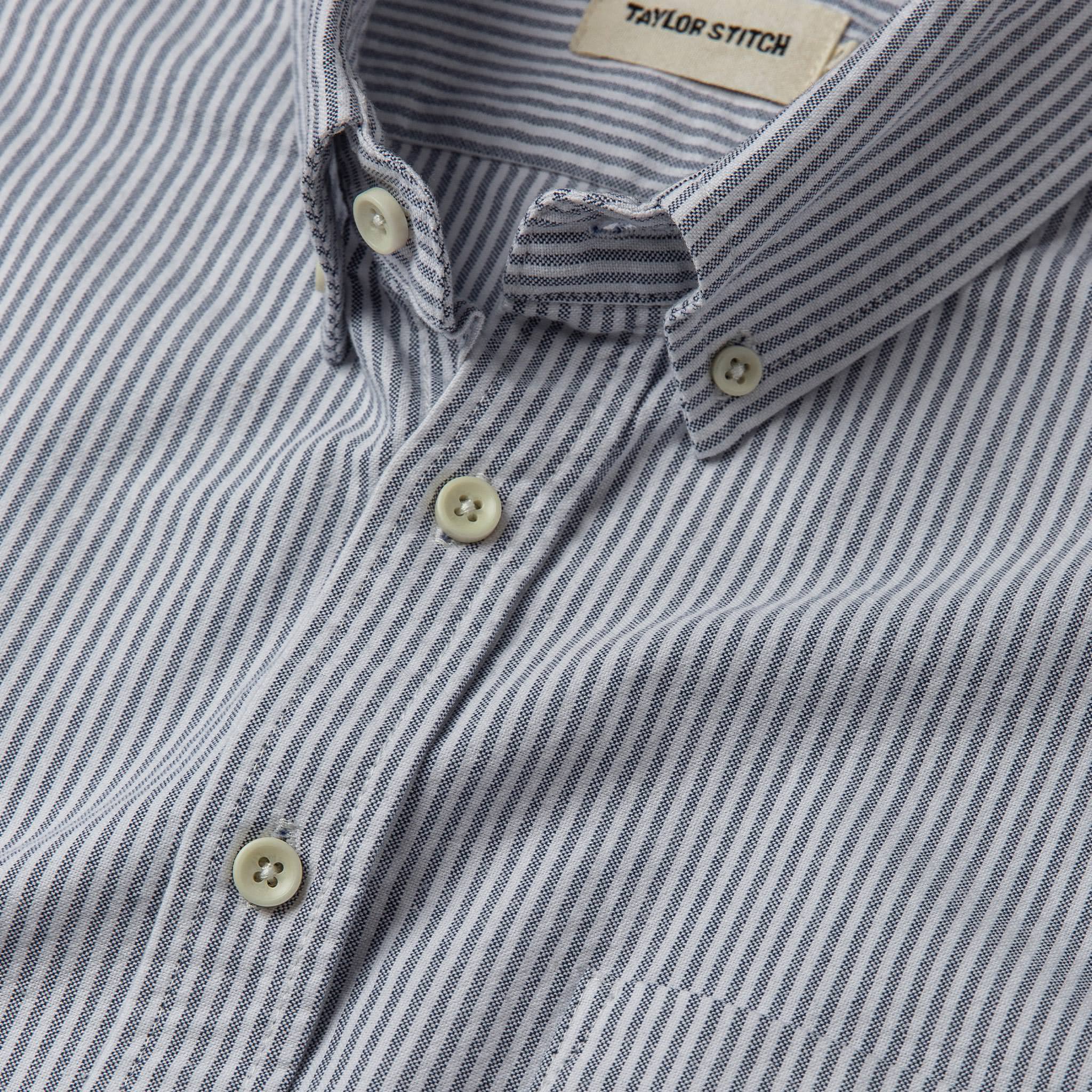 The Jack in Navy University Stripe Everyday Oxford