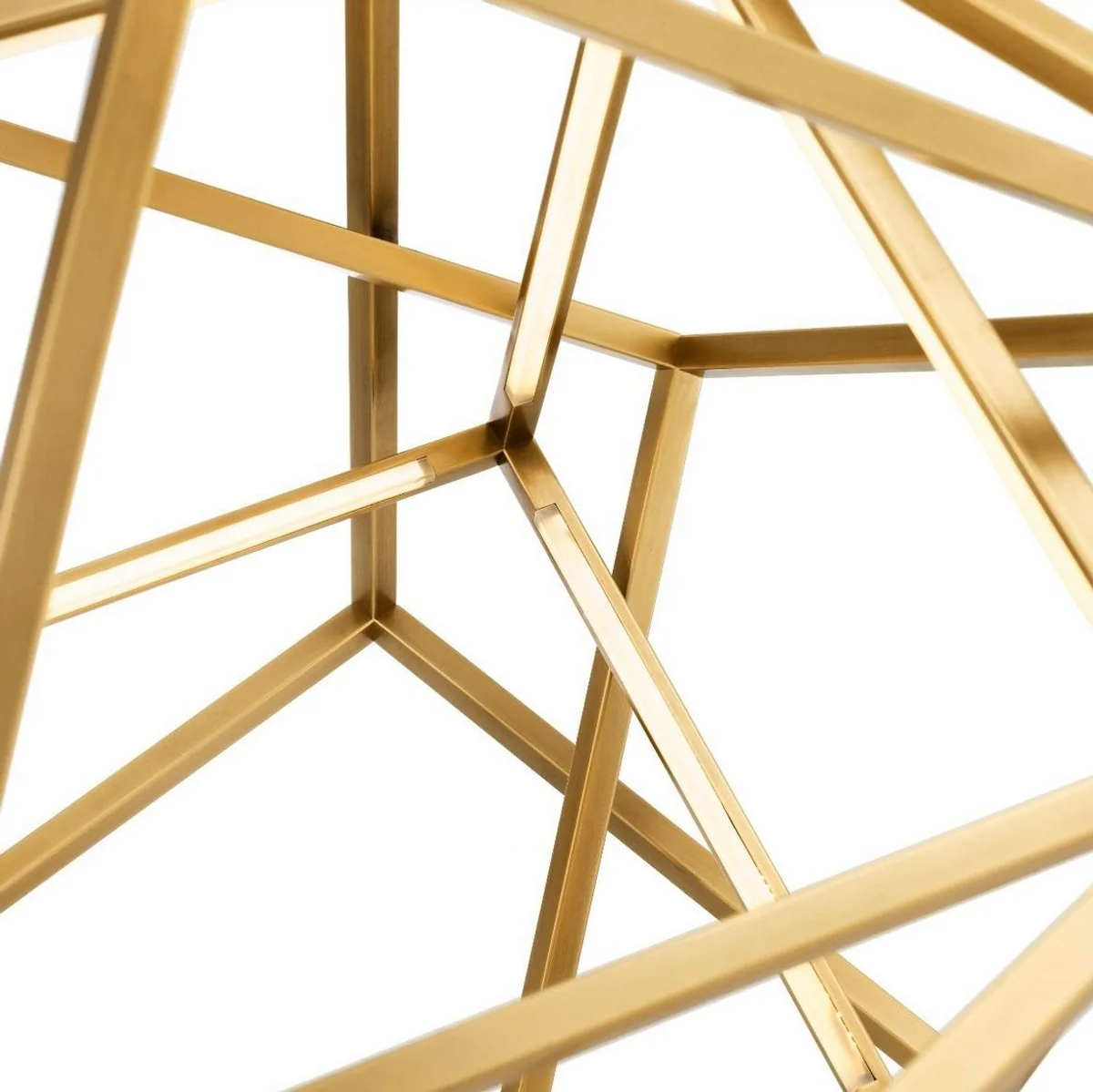 Casa Padrino araña de luces LED de diseño latón antiguo 82 x 78 x A. 82 cm - Araña de Lujo Moderna - Muebles de Lujo