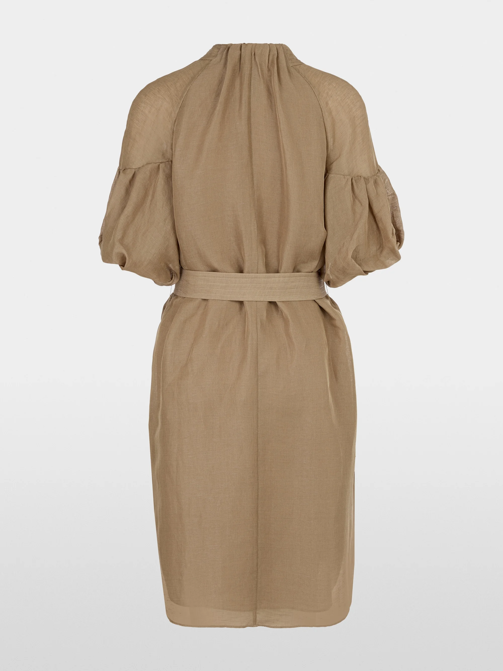 Marc-Cain Plain mini dress with balloon sleeves