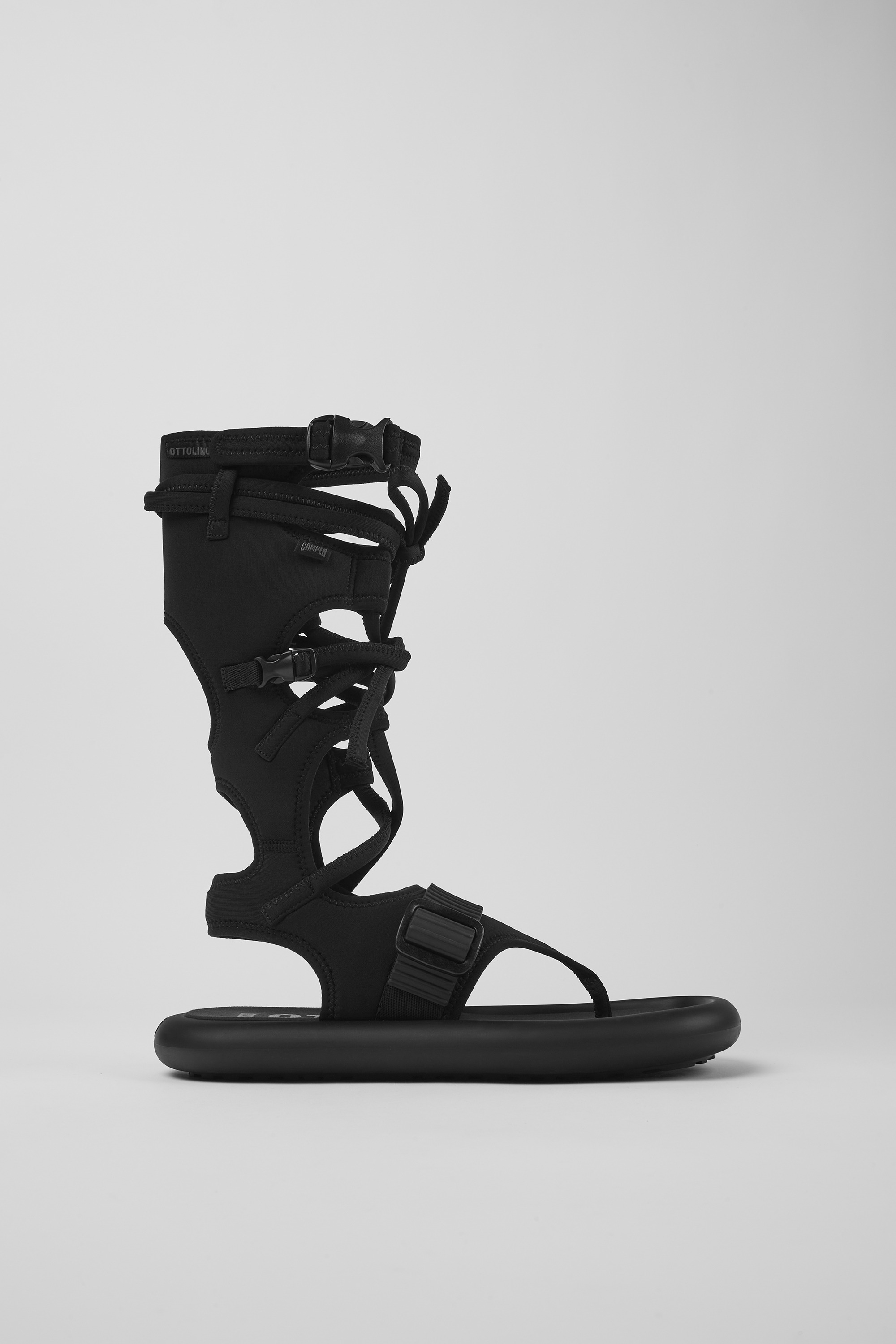 Ottolinger - Black sandals for women by Camper x Ottolinger
