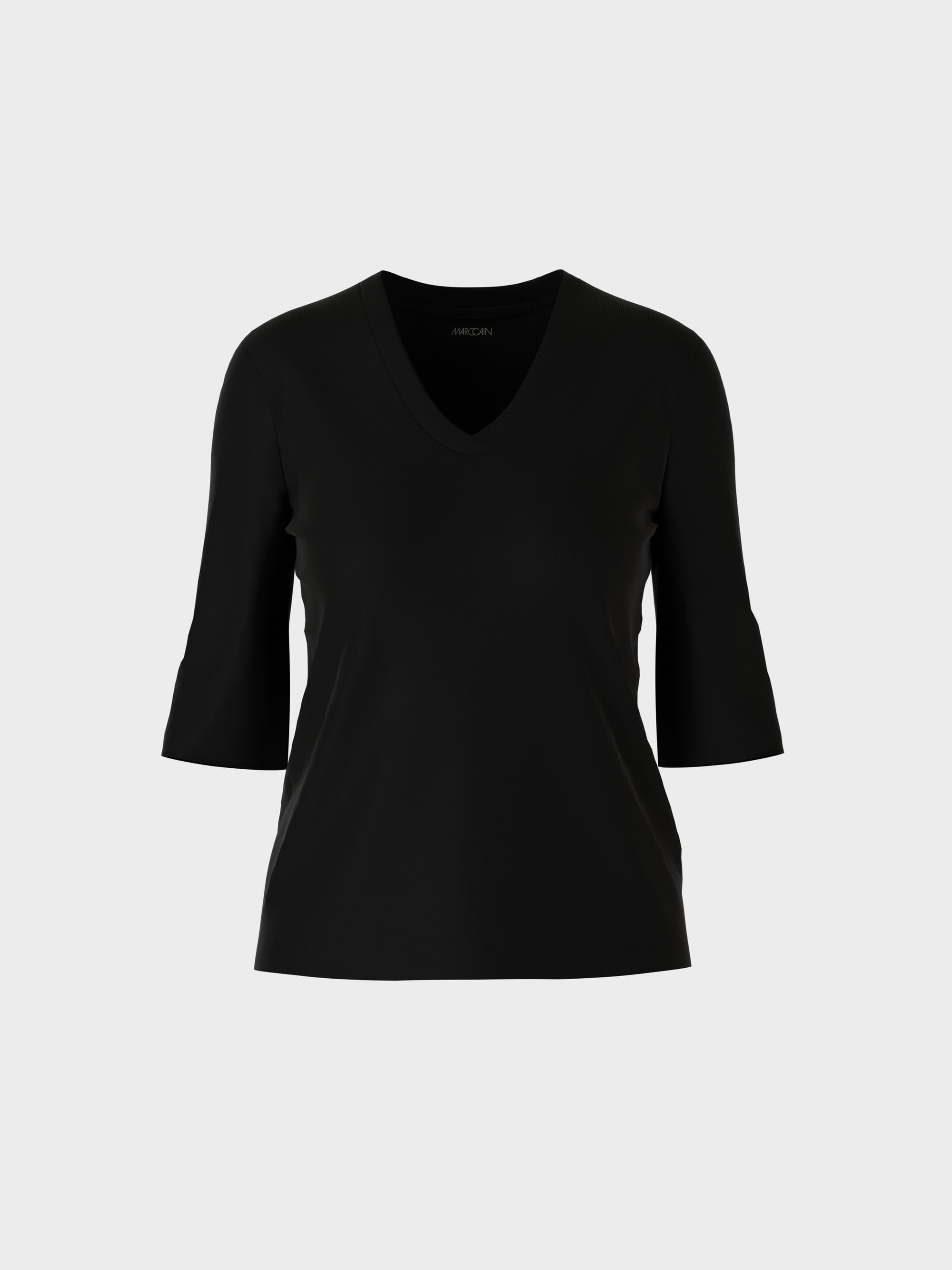 Marc-Cain Cotton ribbed jersey shirt