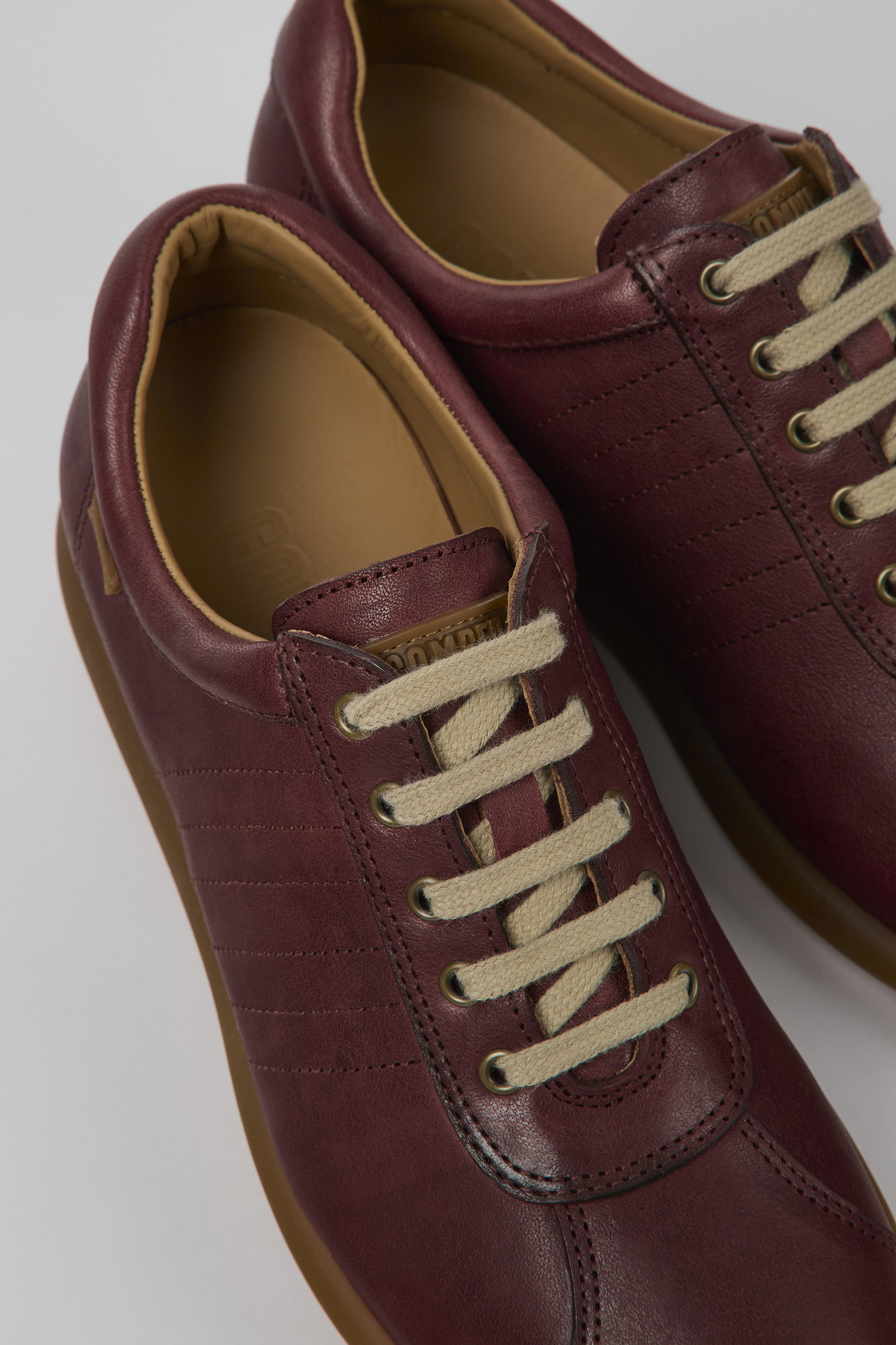 Pelotas - Brown vegetable tanned leather shoes for women