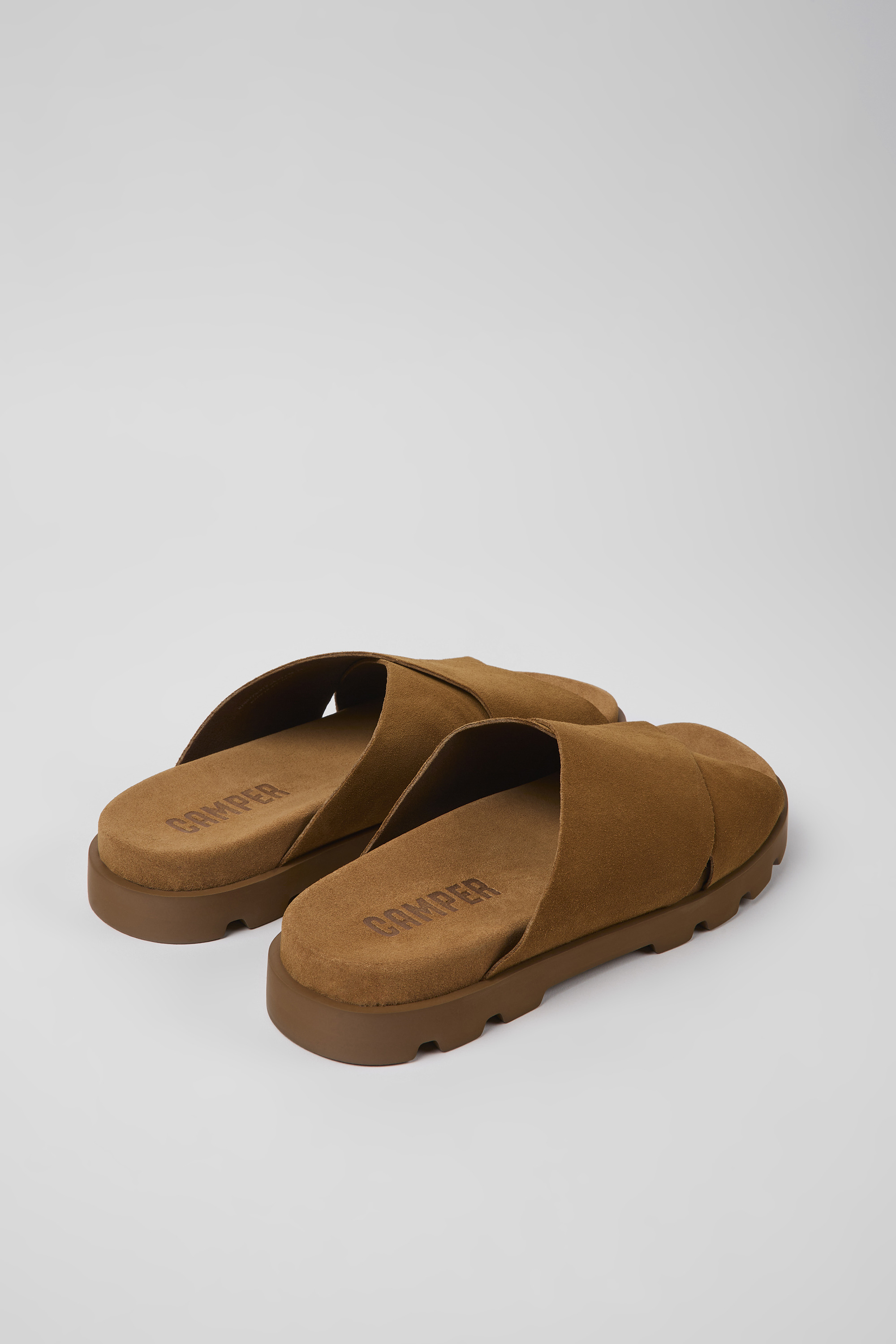 Brutus Sandal - Brown nubuck sandals for men