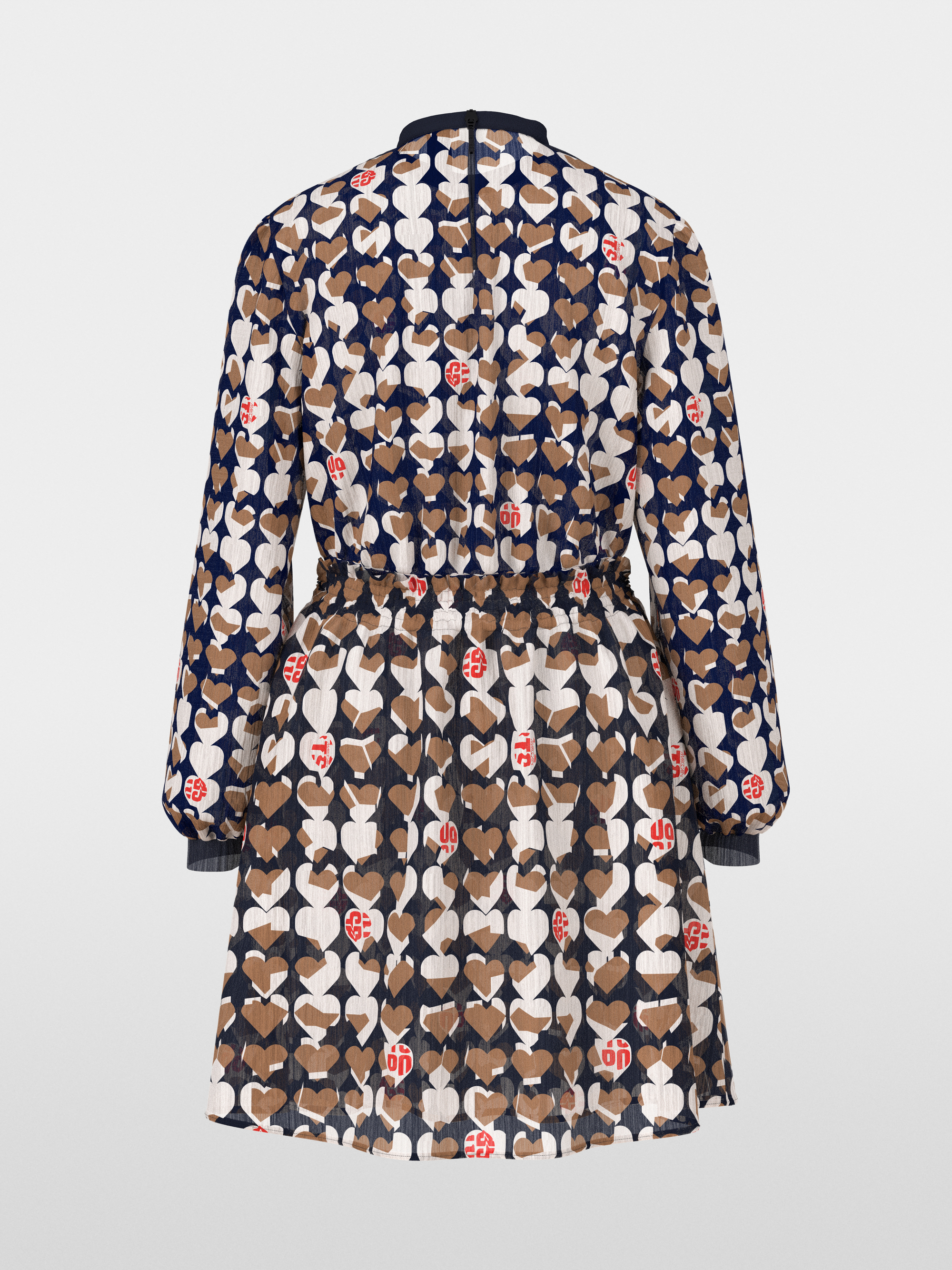 Marc-Cain Mini dress in printed viscose crepe