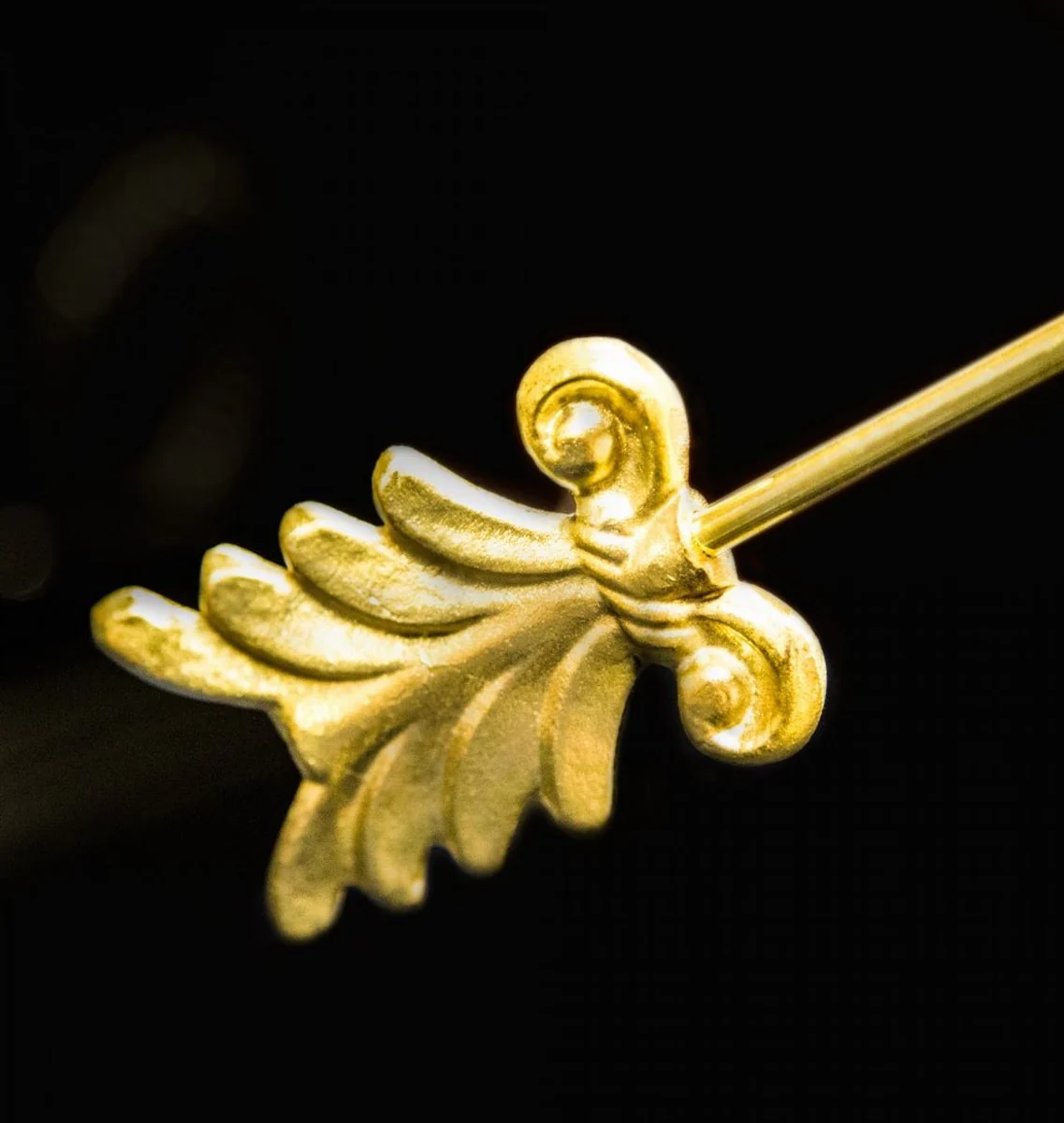 Casa Padrino Reloj de Sol Oro / Cobre Ø 50 x H. 60 cm - Decoración Nostálgica en el Jardín