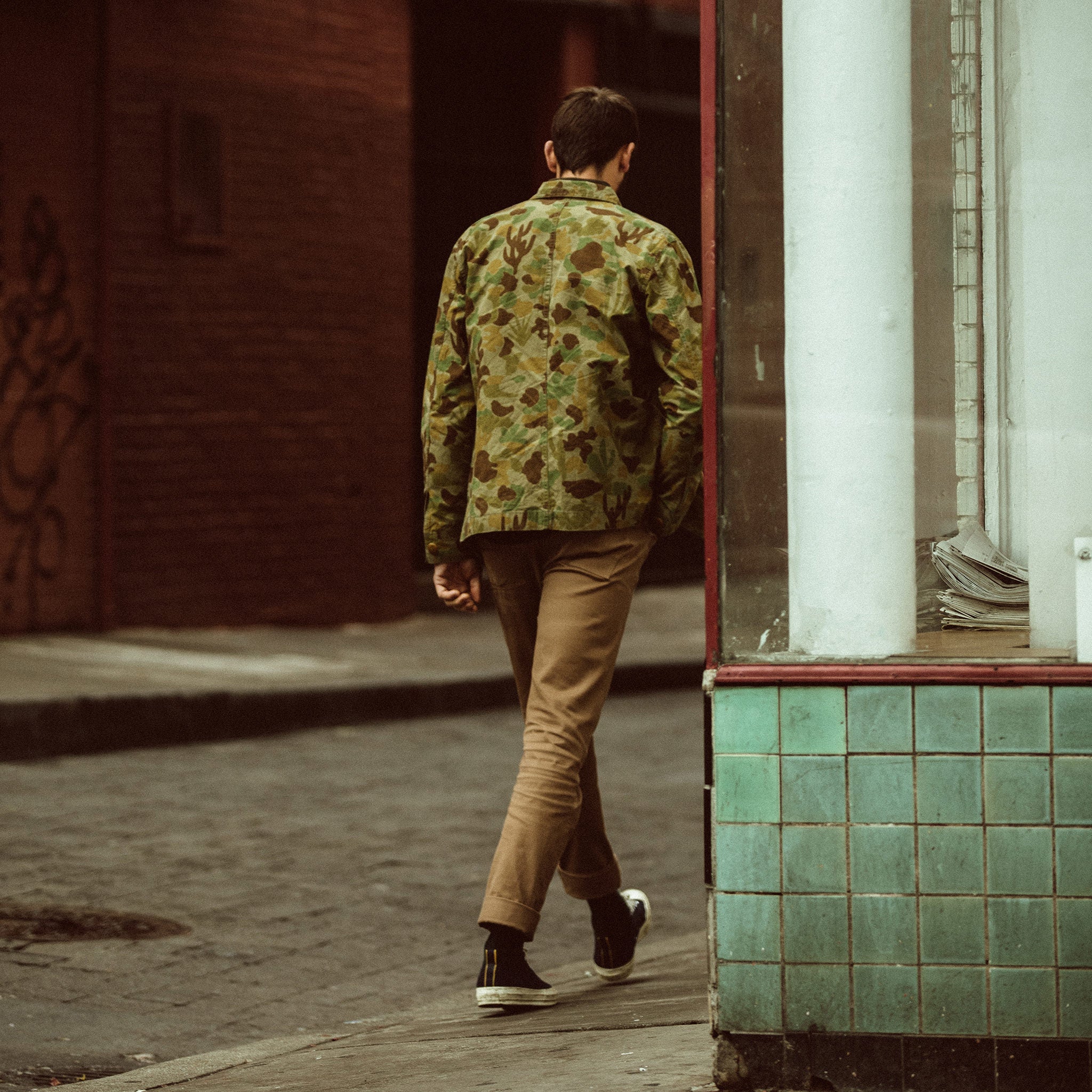 The Ojai Jacket in Arid Camo Dry Wax