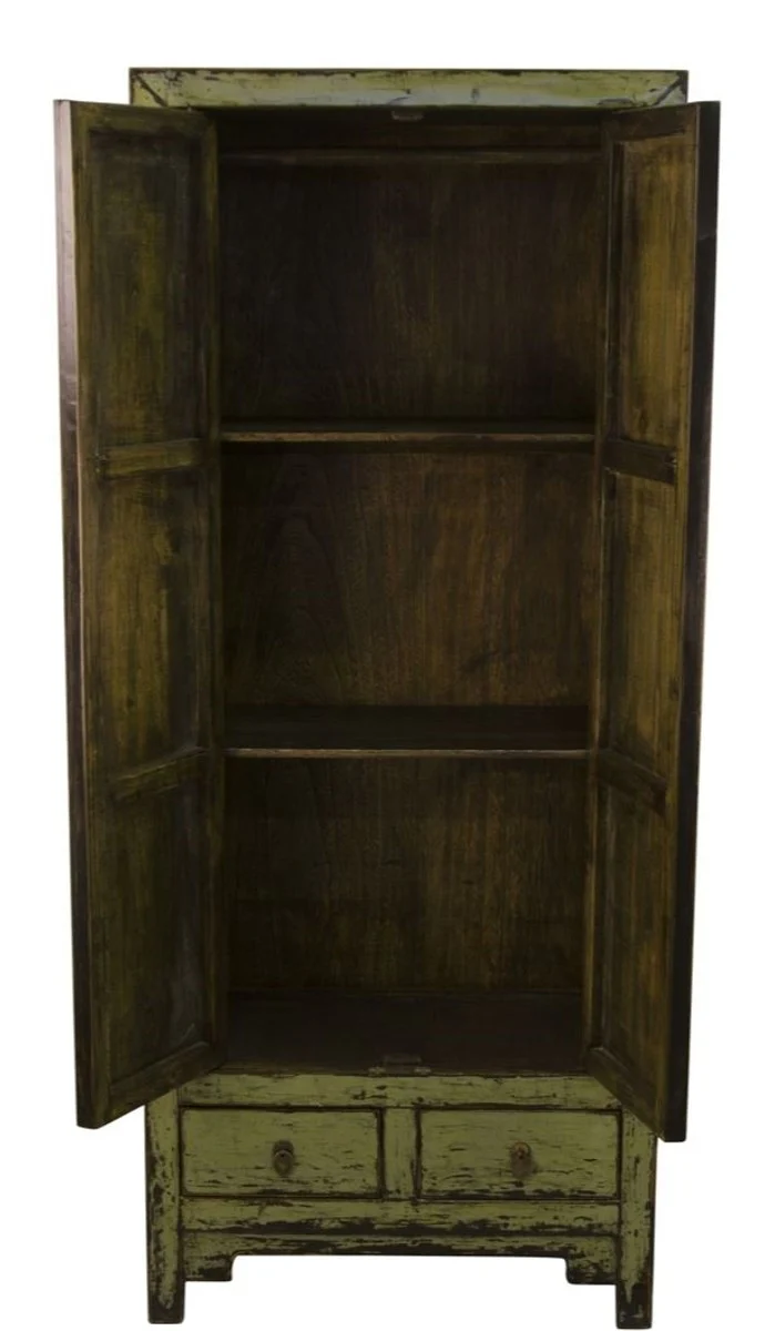 Casa Padrino country style cabinet antique style green 75 x 40 x H. 180 cm - Country Style Collection