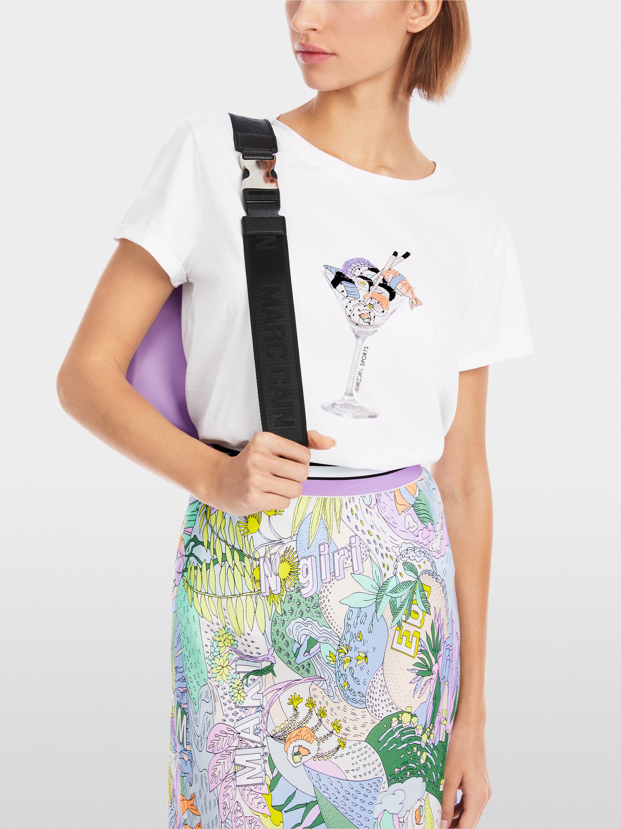 Marc-Cain T-shirt with 3D appliqué