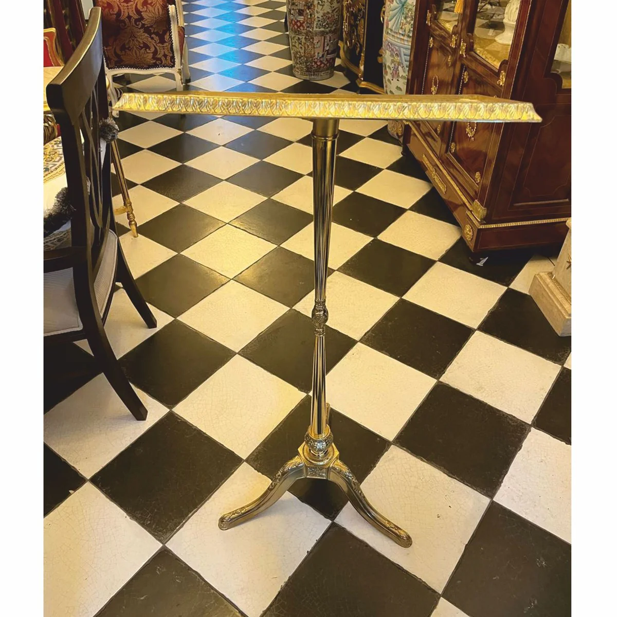 Casa Padrino atril de m¨²sica barroco de lujo de lat¨®n A. 120 cm - Hecho en Italia