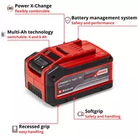 Battery 4-6 Ah Multi-Ah Power X-Change Plus