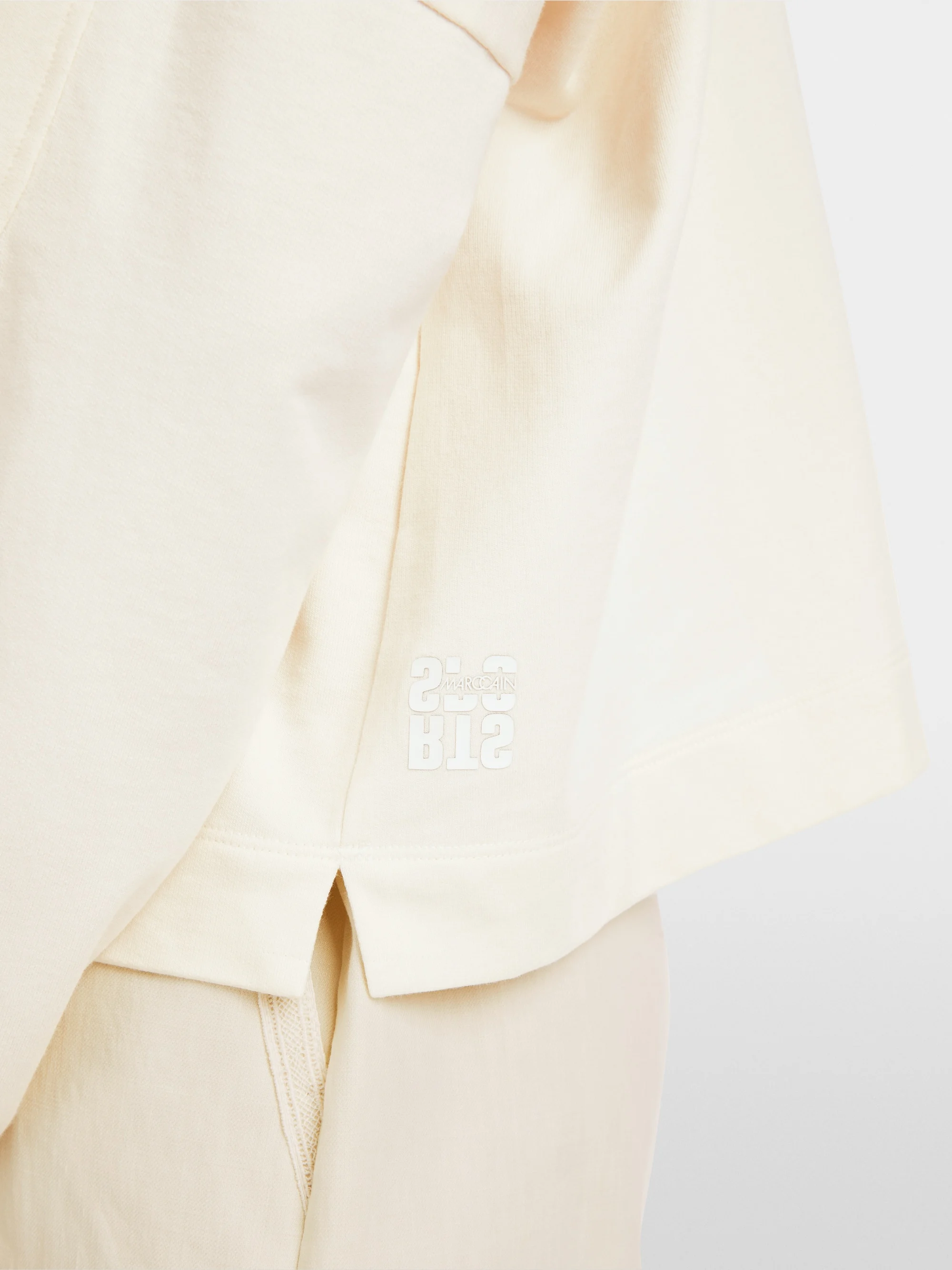 Marc-Cain Sweatshirt with 3D hibiscus print