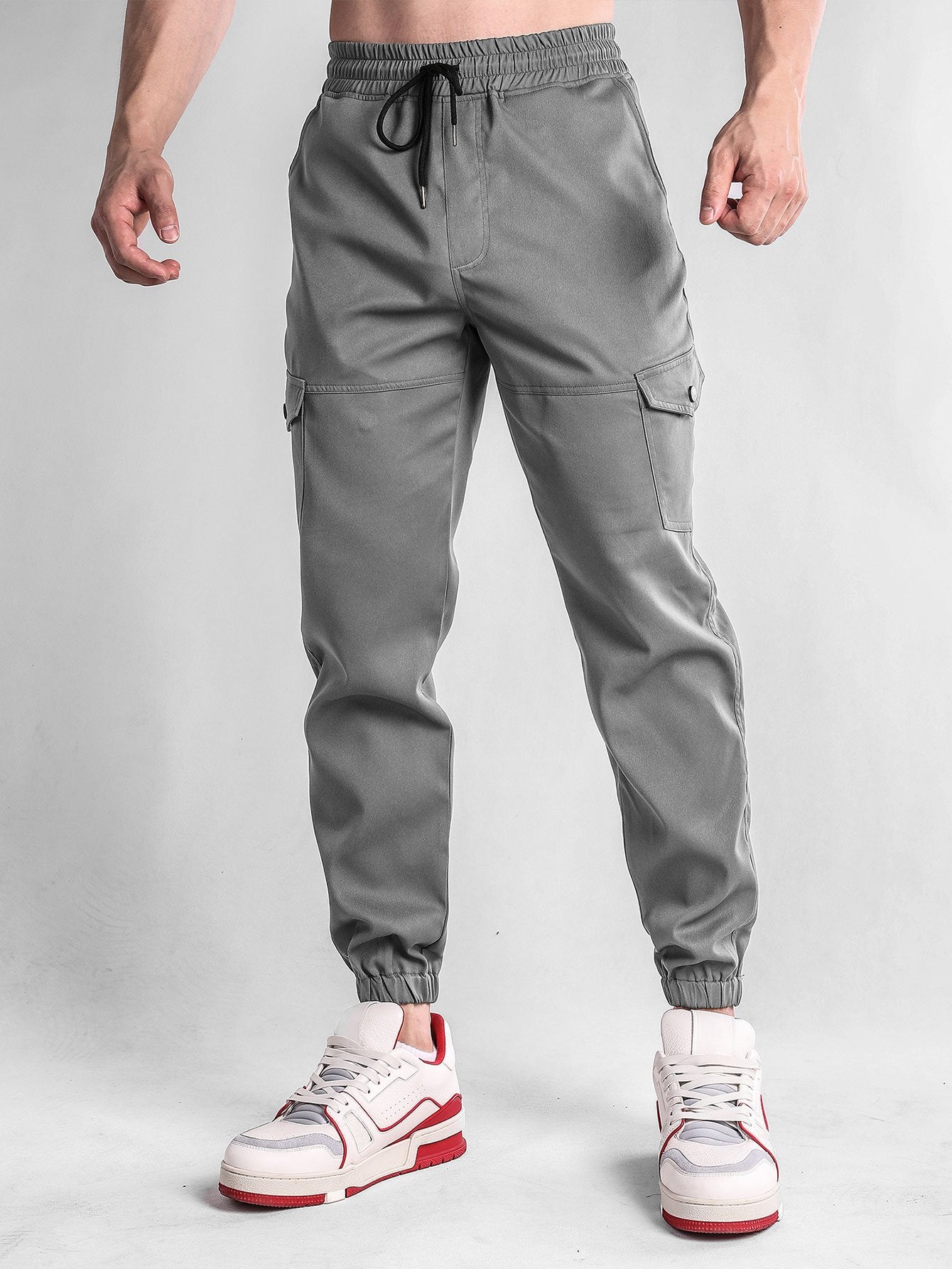 Chino Cargo Jogger Pants