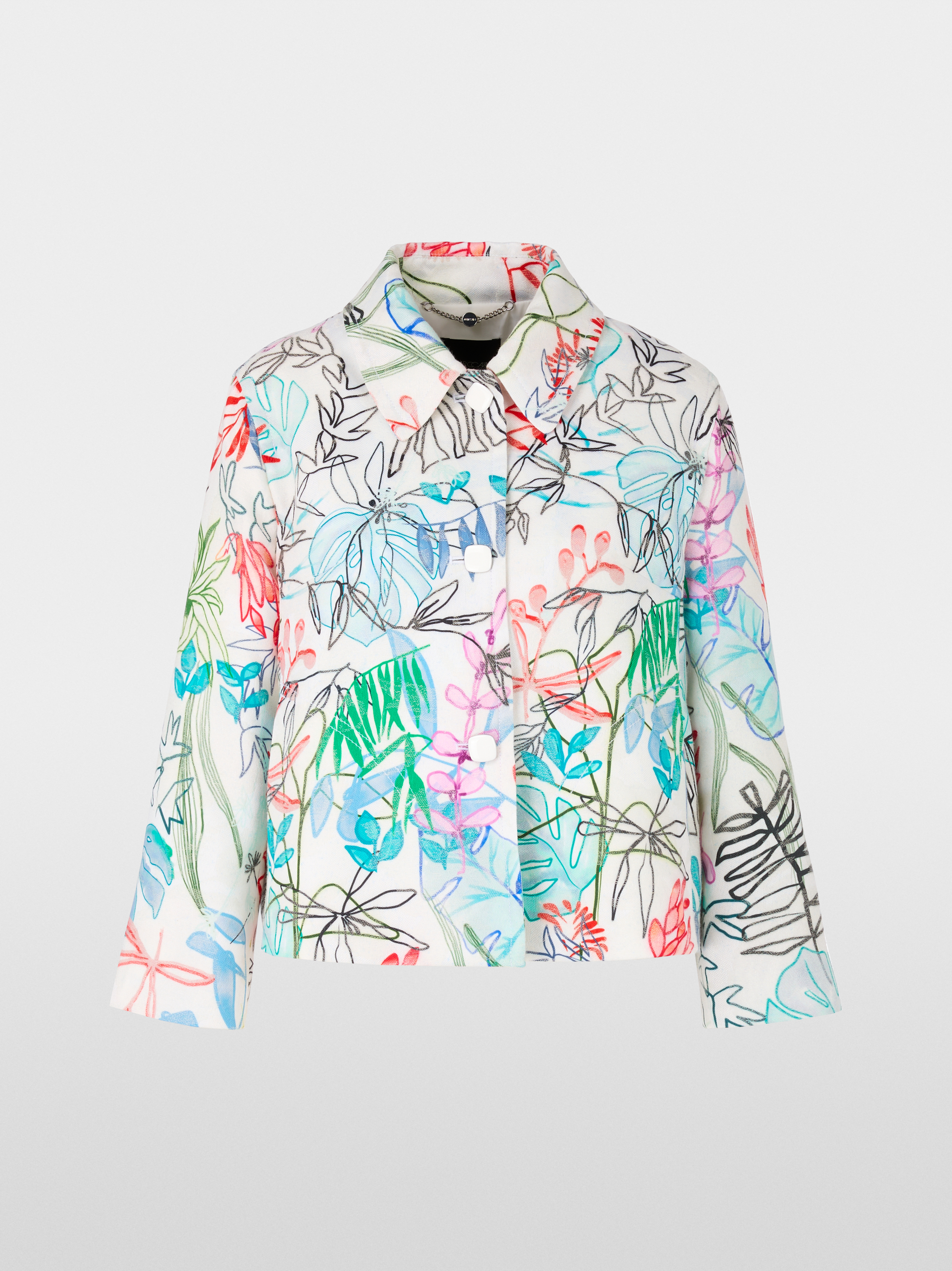 Marc-Cain Jacket with arty leaf motif