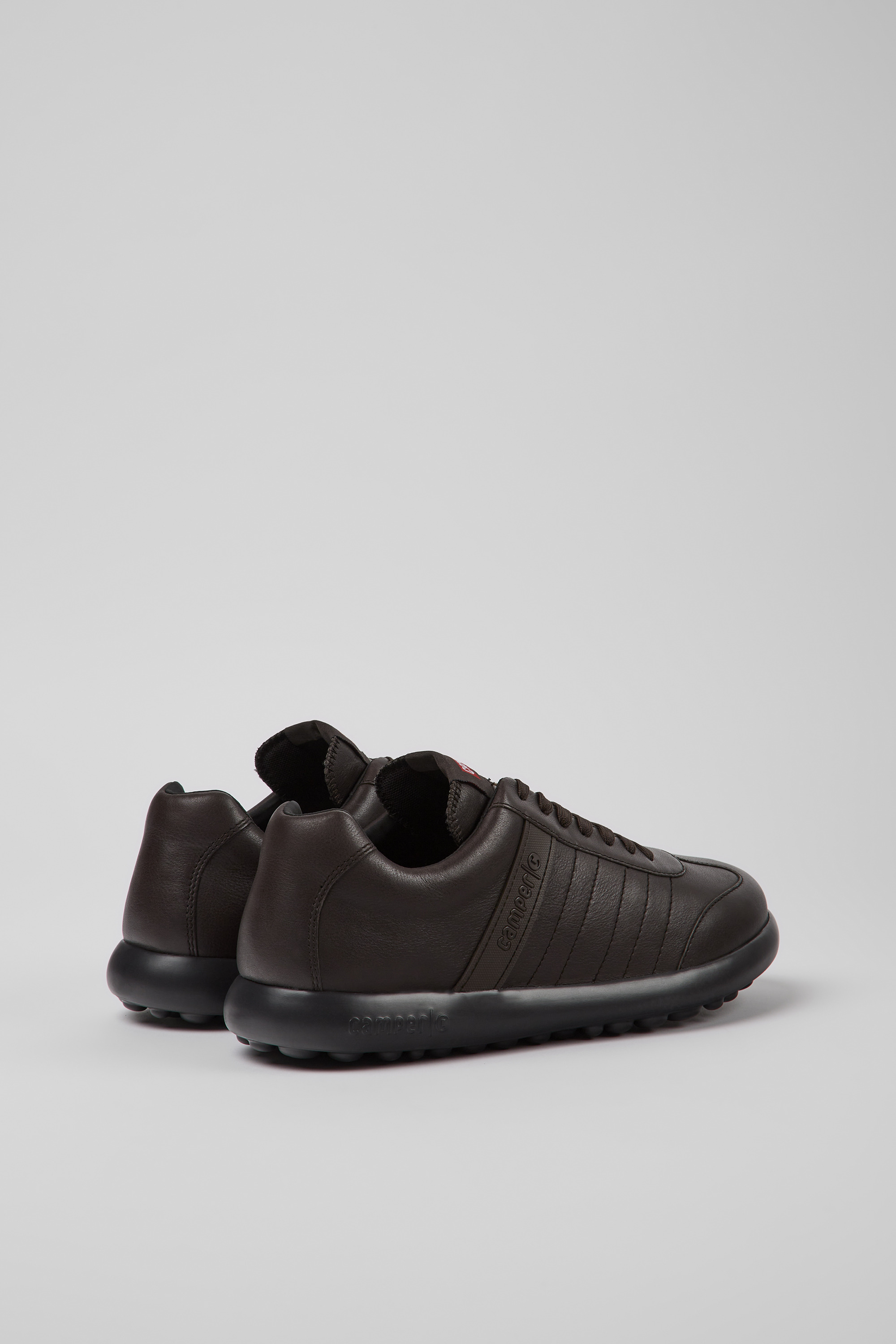 Pelotas XLite - Dark brown leather sneakers for men