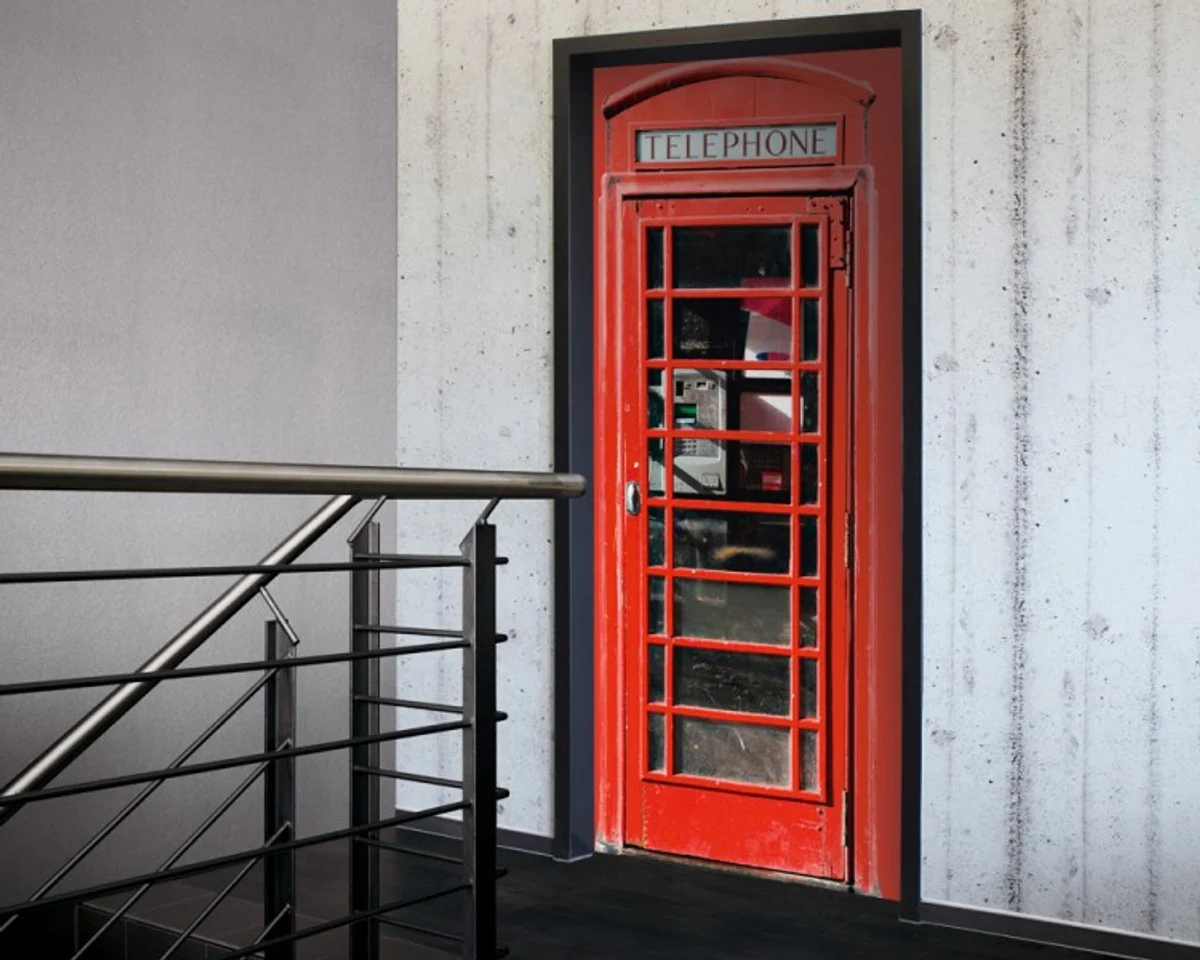 Door 2.0 XXL Wallpaper for doors 20019 Telephone - self-adhesive eye-catcher for your home - door sticker wallpaper photo wallpaper photo door 2.0 XXL Wallpaper Mural