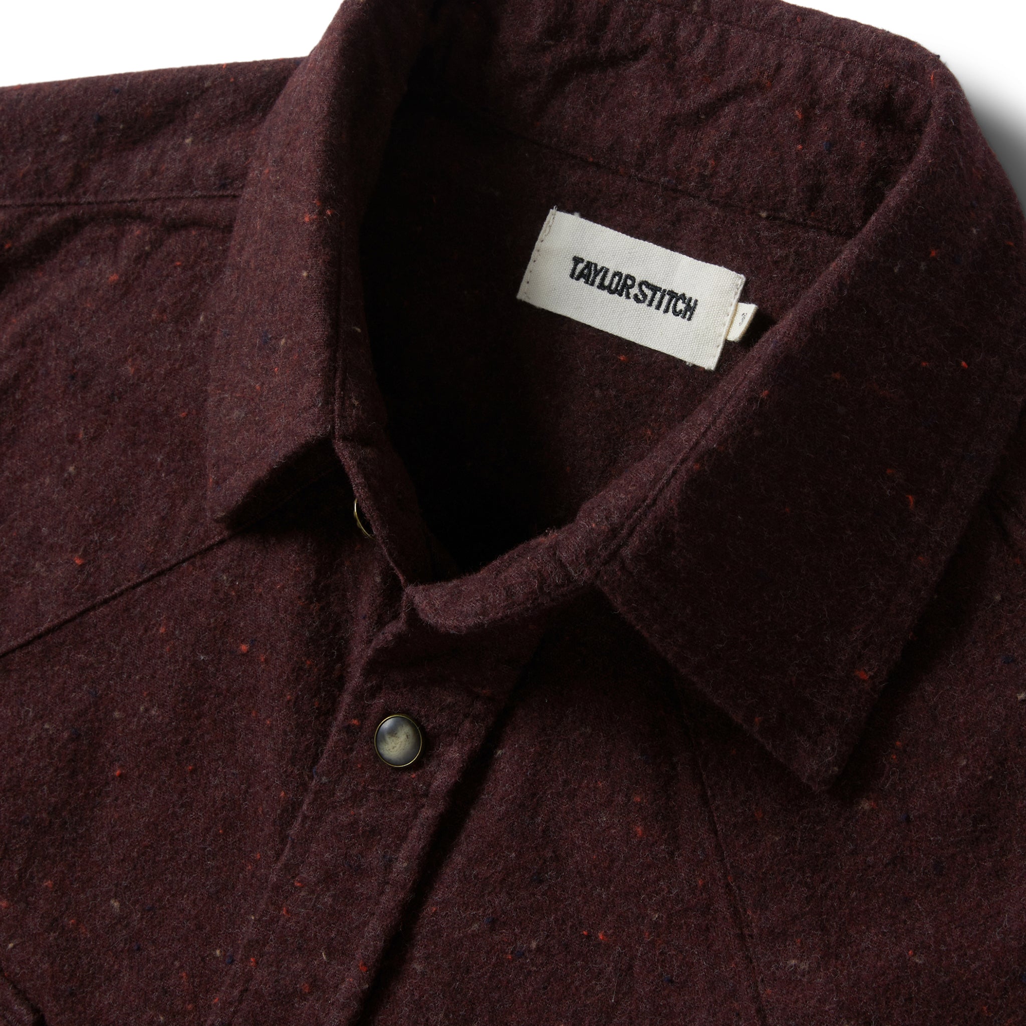 The Western Shirt in Nutmeg Donegal