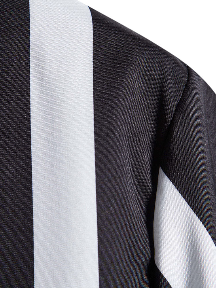 Striped print Button Up Shirt