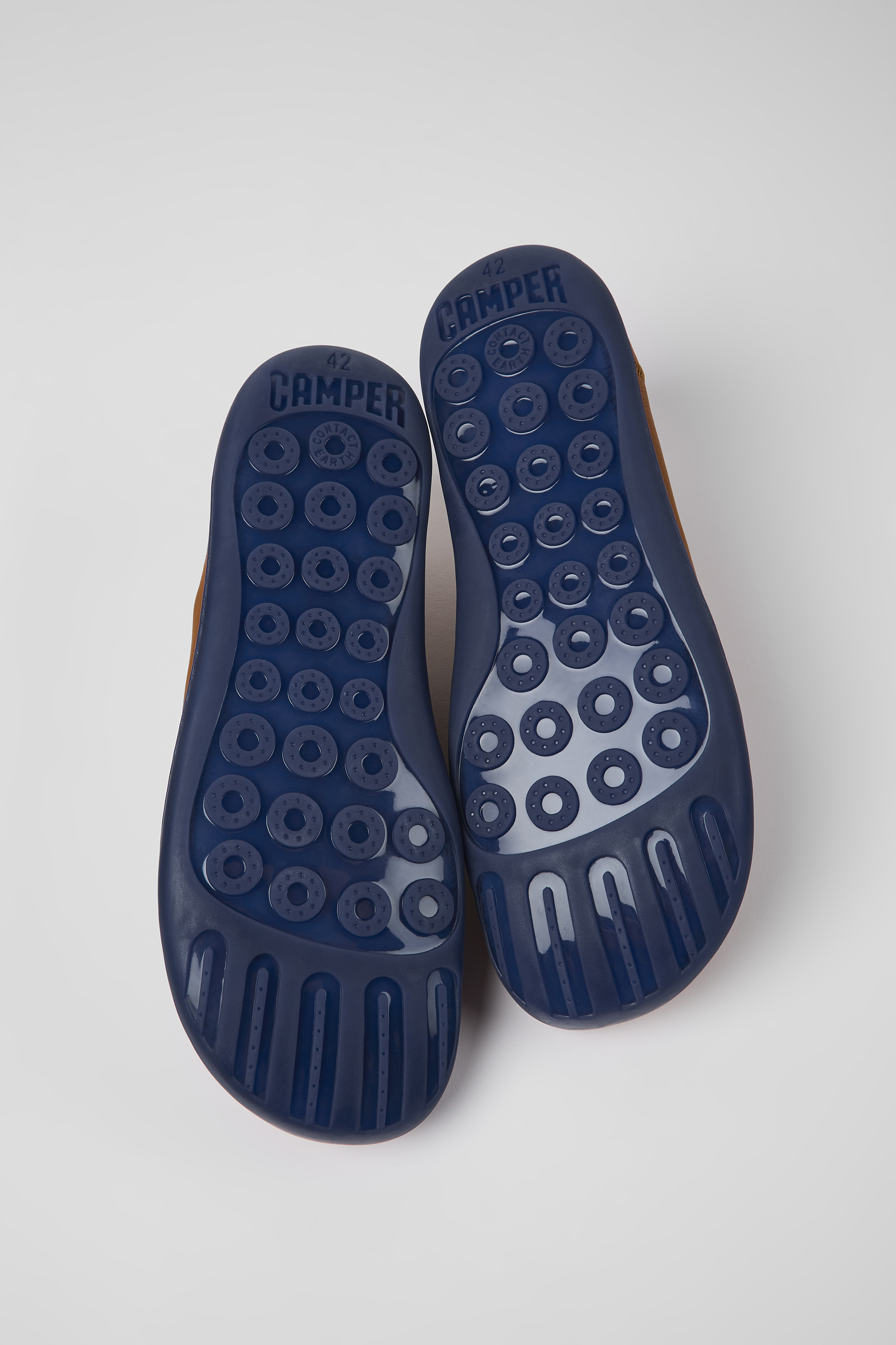 Peu - Brown leather shoes for men