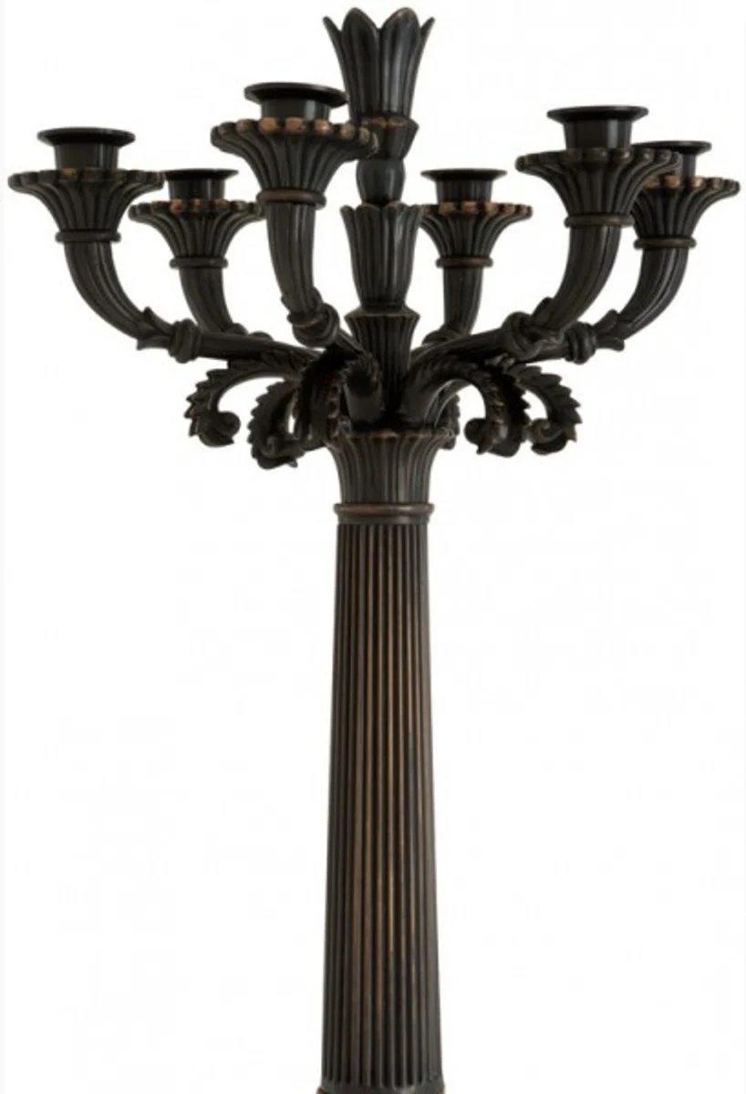 Casa Padrino Massive Luxury Candlesticks Antique style bronze 79 x 30 cm - Candlesticks