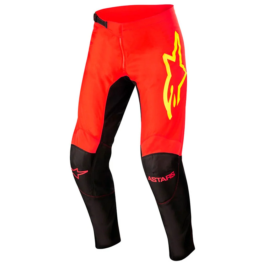 PANTALON ALPINESTARS FLUID TRIPPLE 22 NEGRO / ROJO / AMARILLO