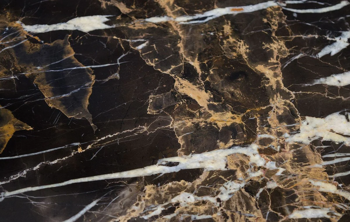 Casa Padrino mesa auxiliar de lujo negro 50 x H. 60 cm - Mobiliario de Sala de Estar