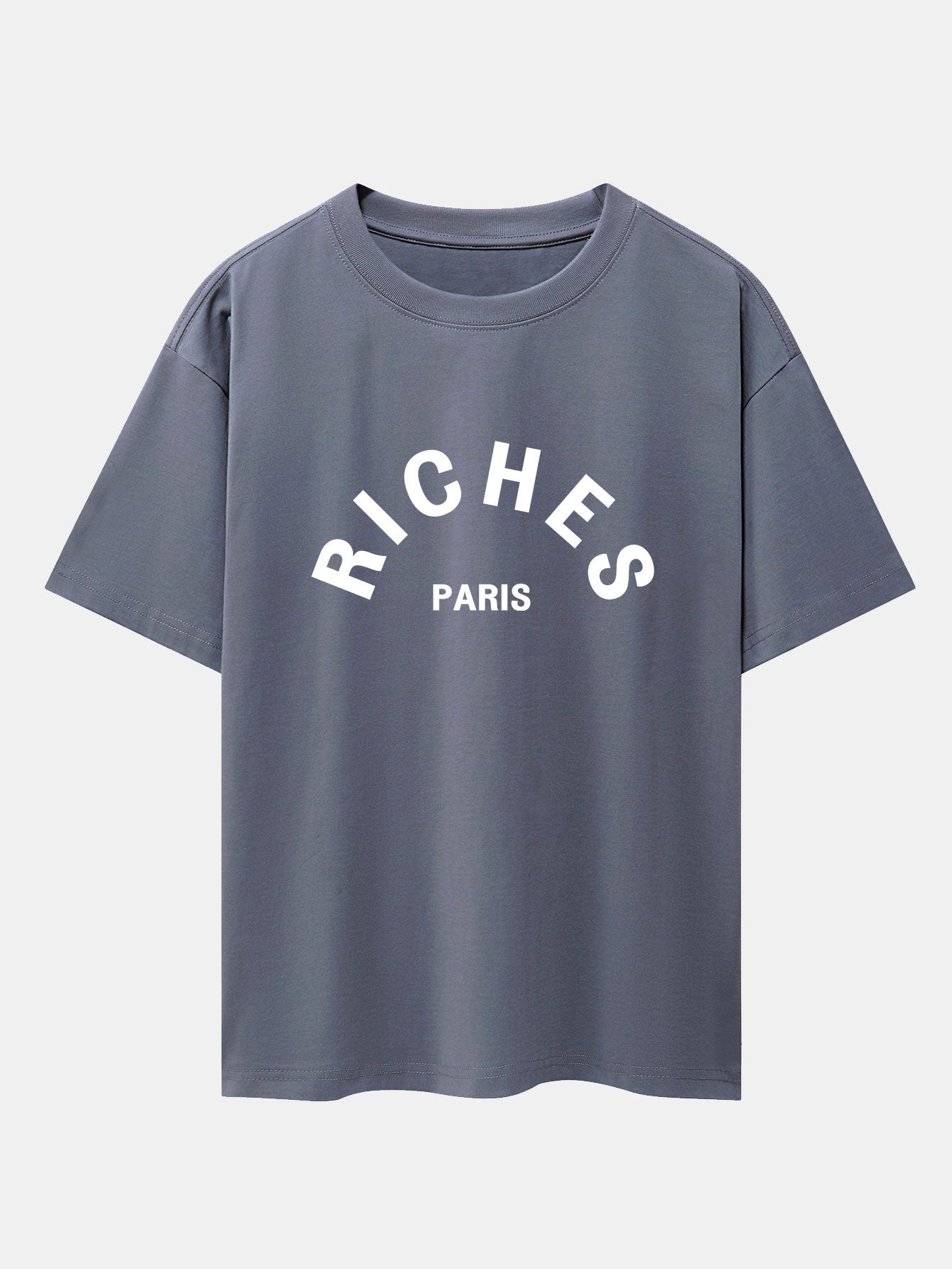 Riches Paris Print Oversize T-Shirt