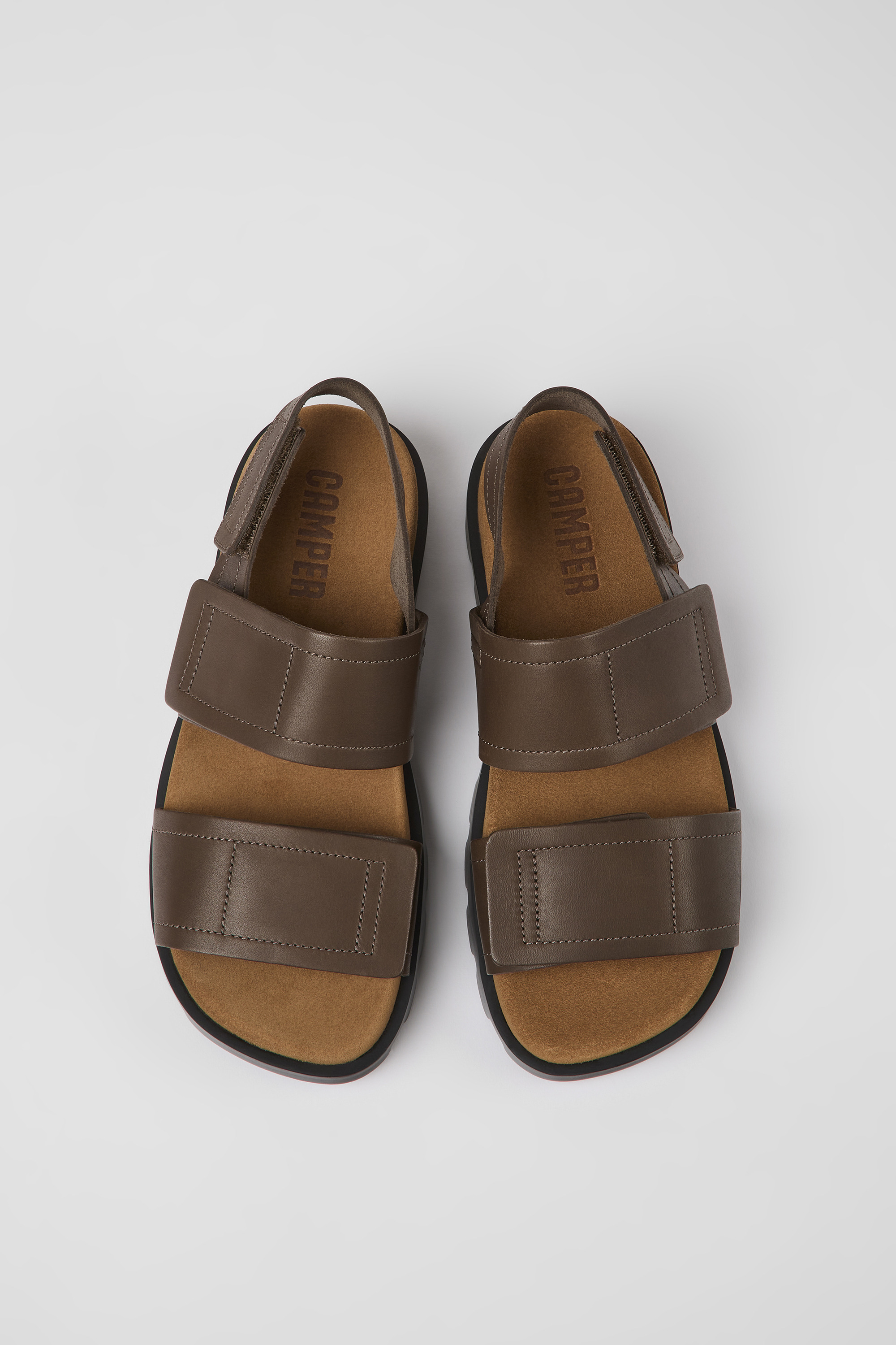 Brutus Sandal - Brown leather sandals for women