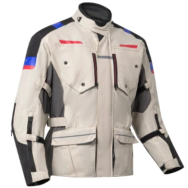 CHAQUETA 4 ESTACIONES OUT LAND - GRIS / AZUL / ROJO