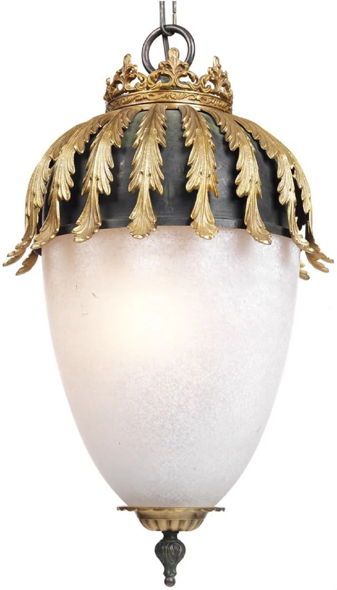 Casa Padrino araña de luces barroco de lujo Ø 33 x A. 50 cm - Araña de luces elegante de estilo barroco - Luces de salón barrocos