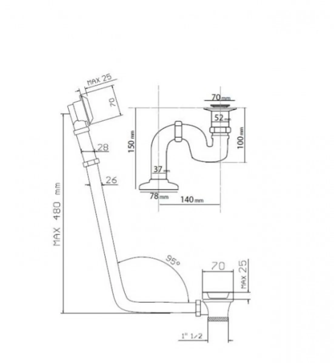 El drenaje y el sistema de desbordamiento como una trampa para el baño de nostalgia, Venecia, París, Milán - Oro Viejo