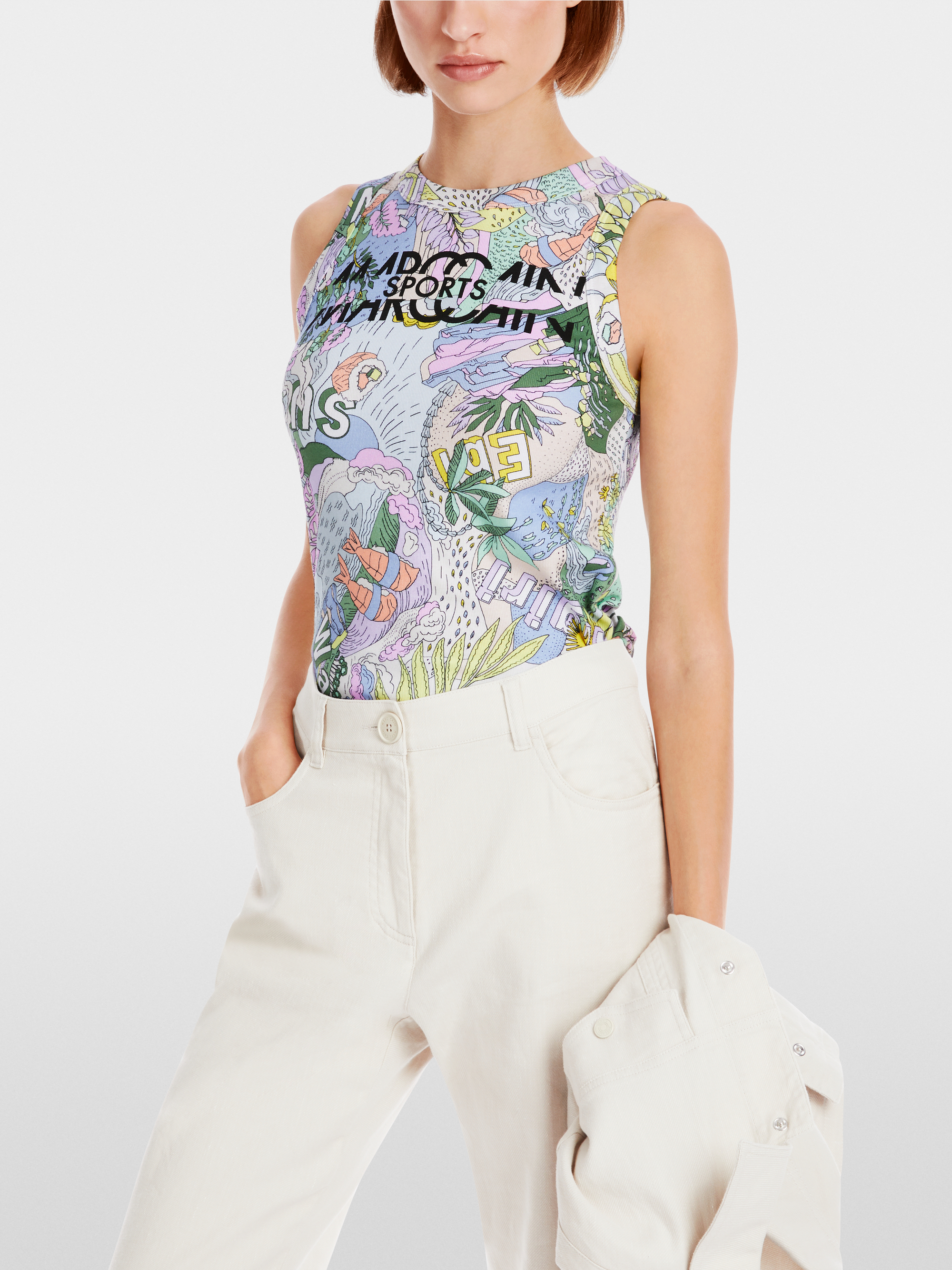 Marc-Cain Tank top in sushi design
