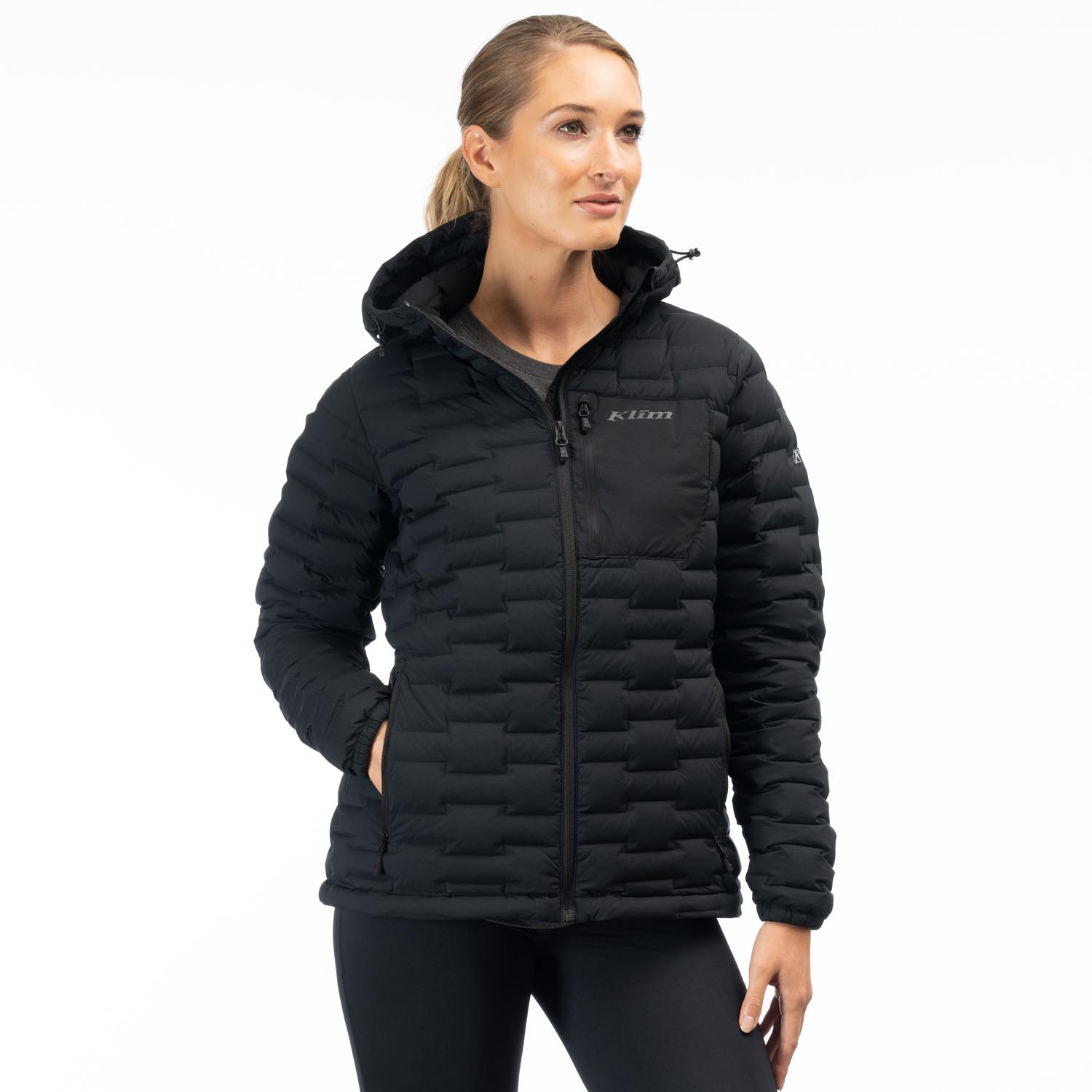 Luna Stretch Down Hooded Jacket
