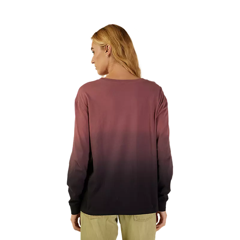 Womens Sensory Dye Long Sleeve Basic Tee