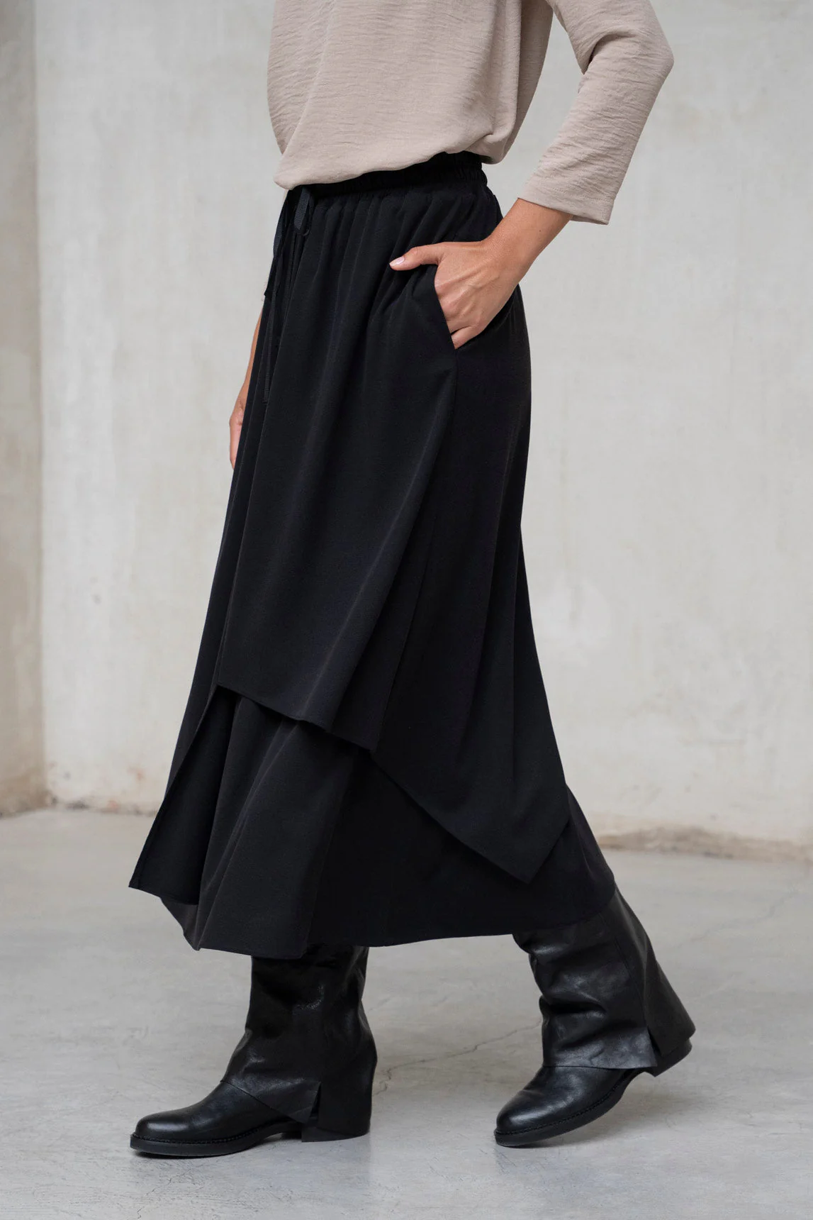 Rivera-spain Falda Chiavari negra