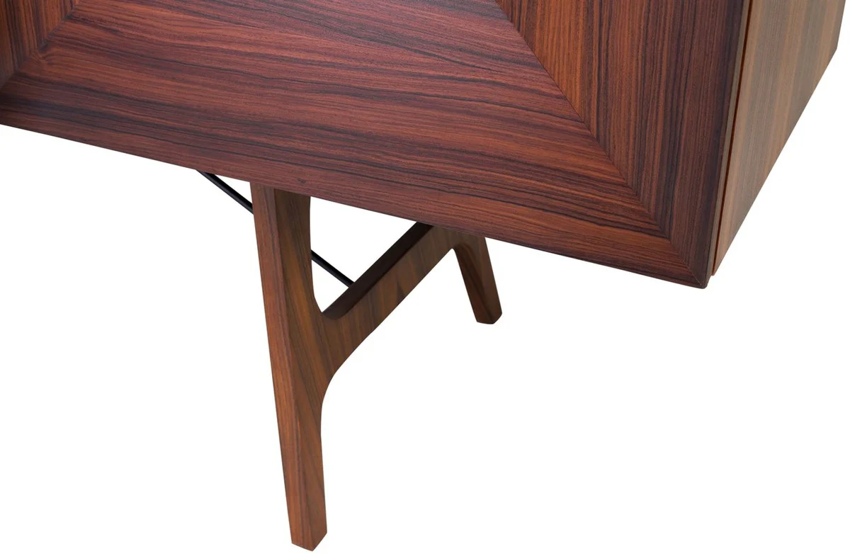 Casa Padrino aparador de palisandro de lujo con 2 puertas y 3 cajones marrón 200 x 50 x H. 90 cm - Calidad de Lujo