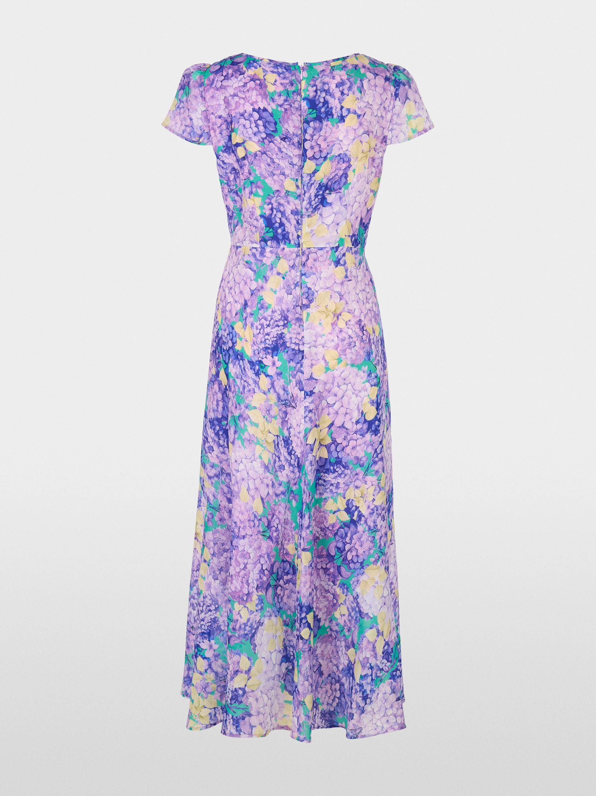 Marc-Cain Fitted floral print midi dress