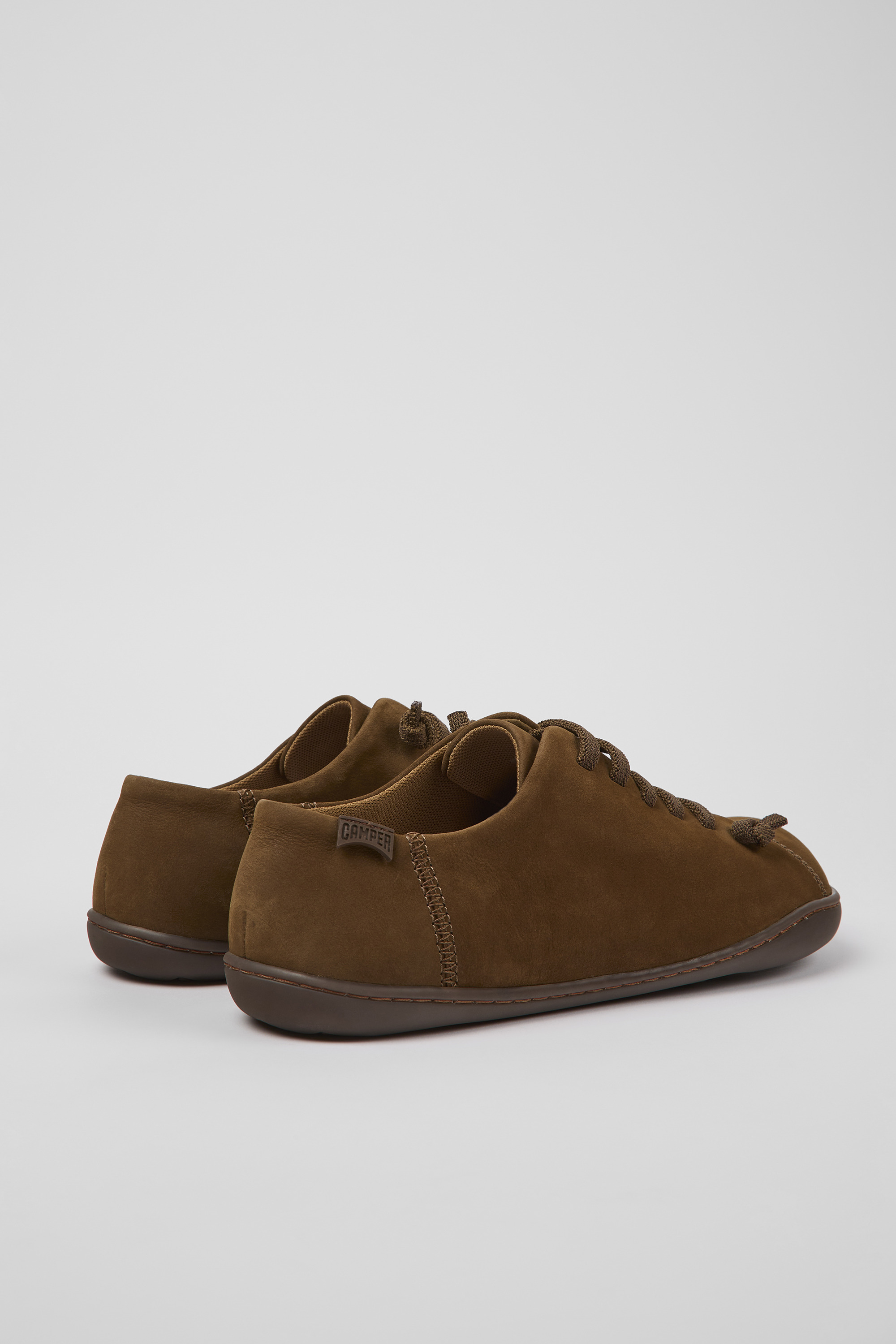 Peu - Brown nubuck shoes for women