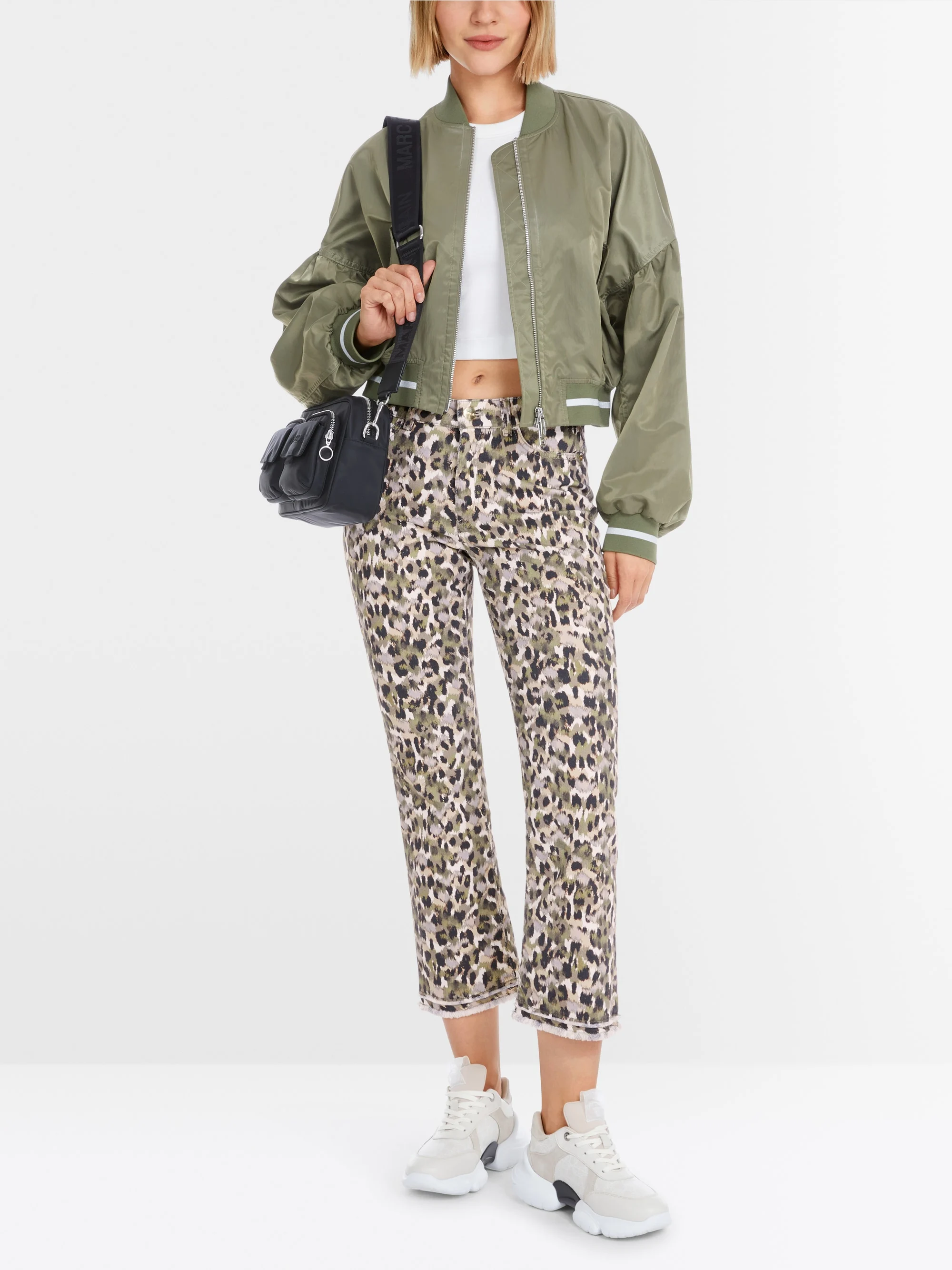 Marc-Cain FORLI leopard print jeans