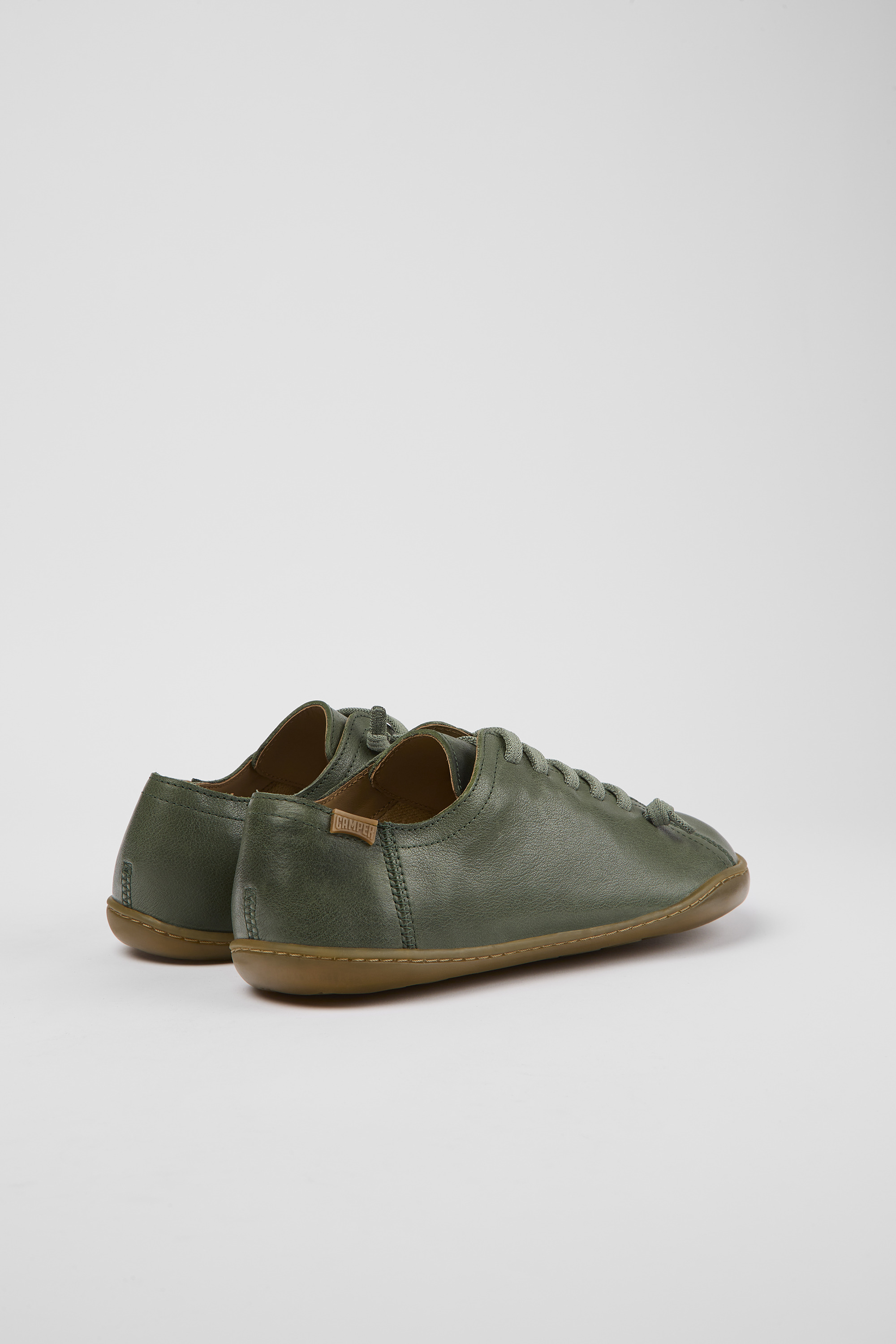 Peu - Green leather shoes for women