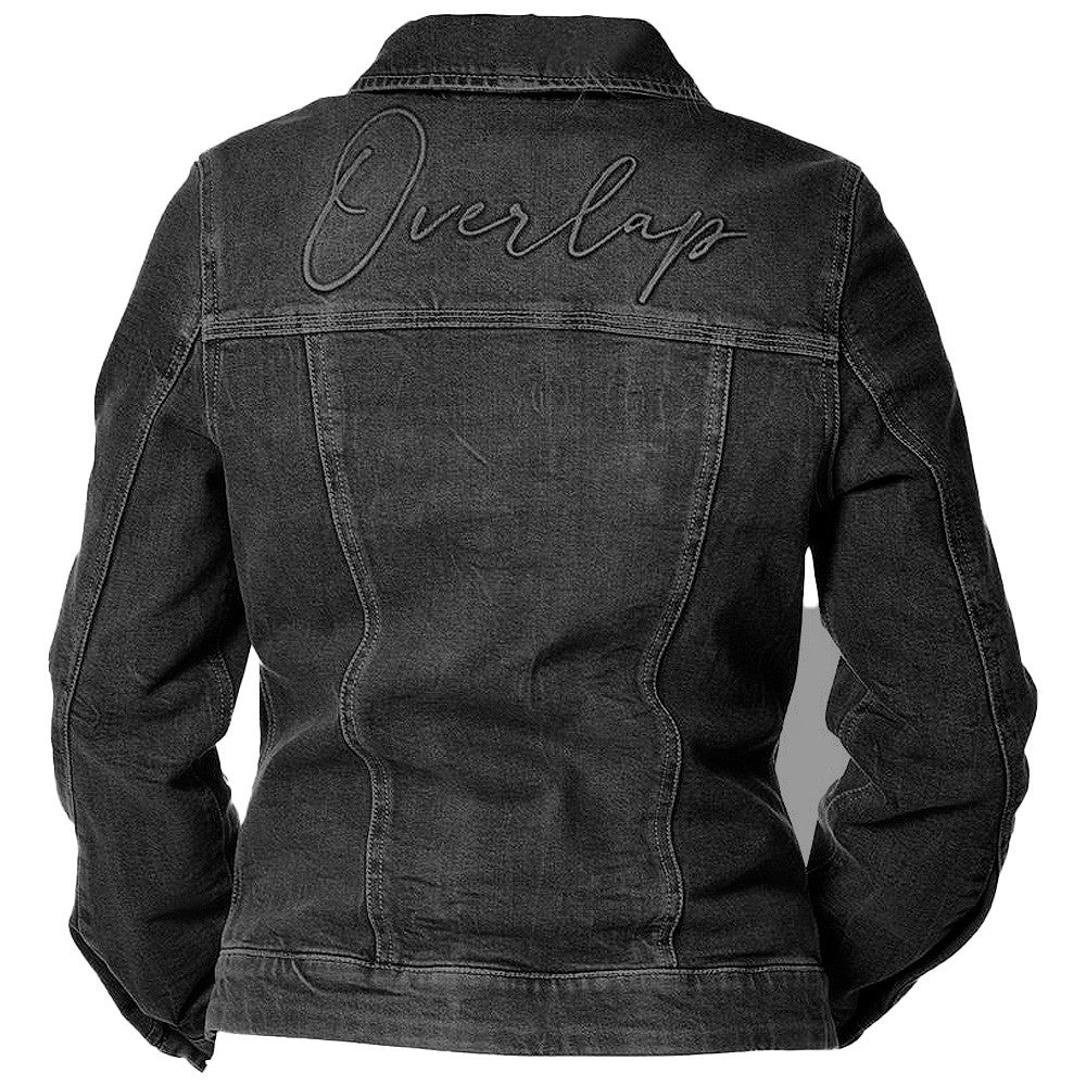 CHAQUETA OVERLAP HARPER LADY NEGRO