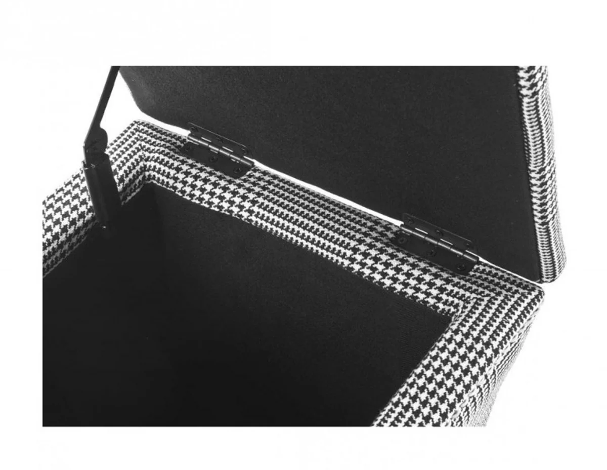 Casa Padrino luxury seat stool 47 x 47 x H. 52 cm - Luxury Quality