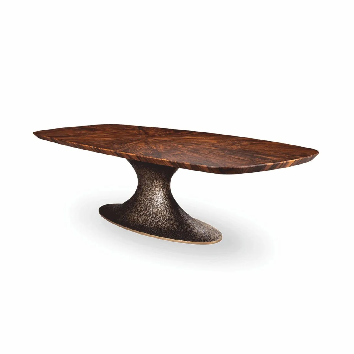 Casa Padrino mesa de comedor de lujo marr¨®n / amarillo oro antiguo 300 cm - Muebles de comedor