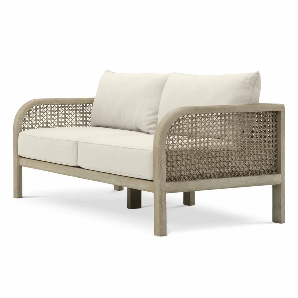 Casa Padrino sof¨¢ de jard¨ªn de lujo de teca arena / beige 194 cm - Muebles de jard¨ªn