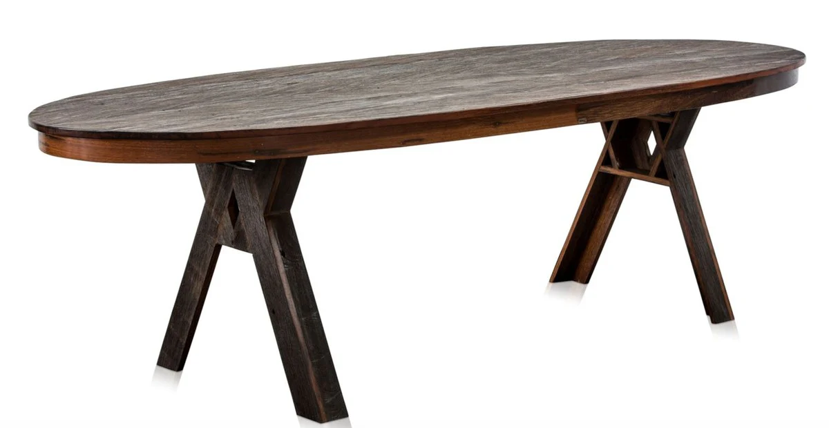 Casa Padrino mesa de comedor de lujo 275 x 96 x H. 77 cm - Muebles de Lujo